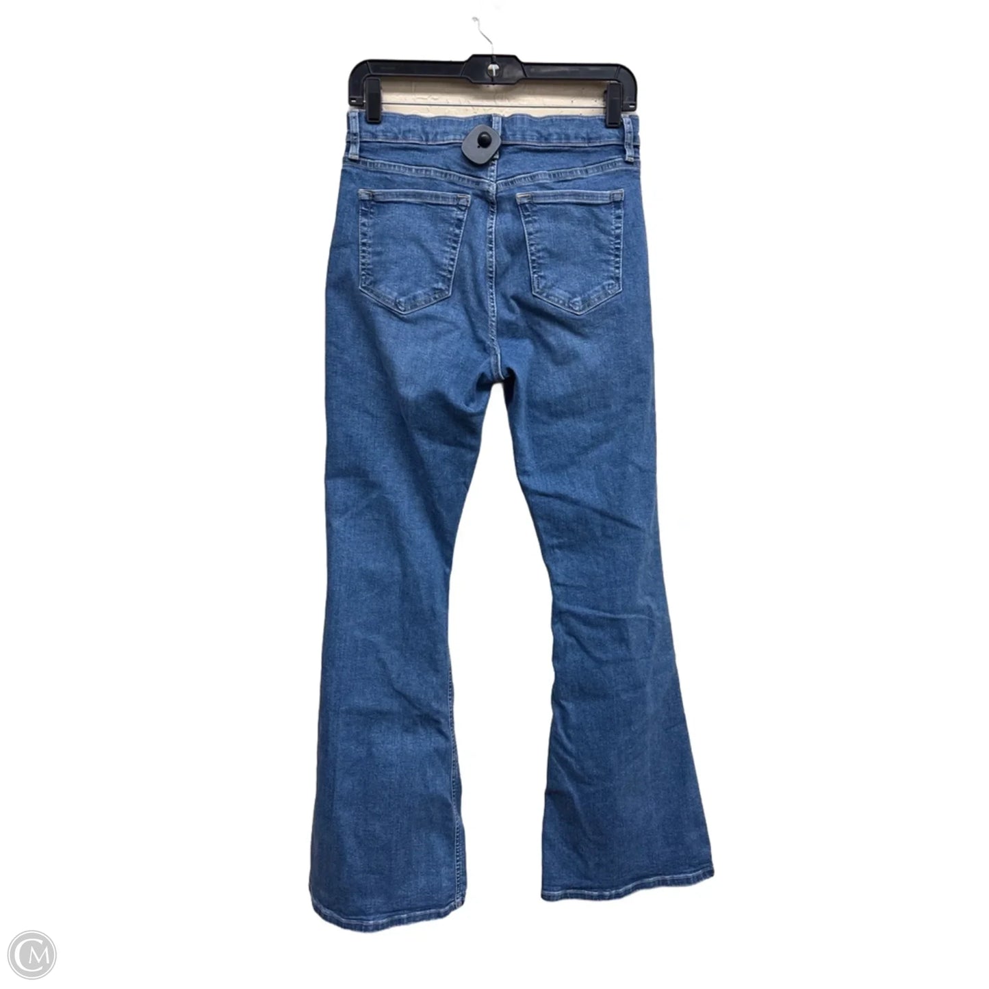 Jeans Flared By Top Shop In Blue Denim, Size: 10