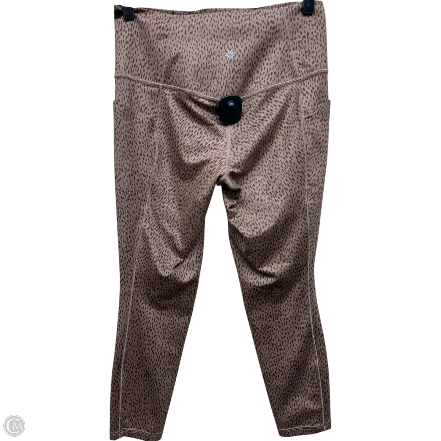 Athletic Leggings By Athleta In Brown, Size: M