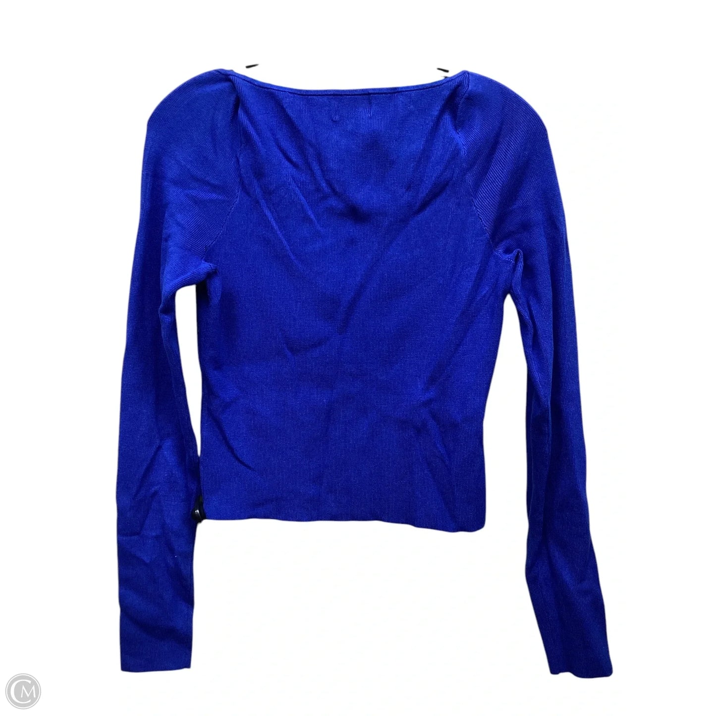 Top Long Sleeve By H&m In Blue, Size: Xl