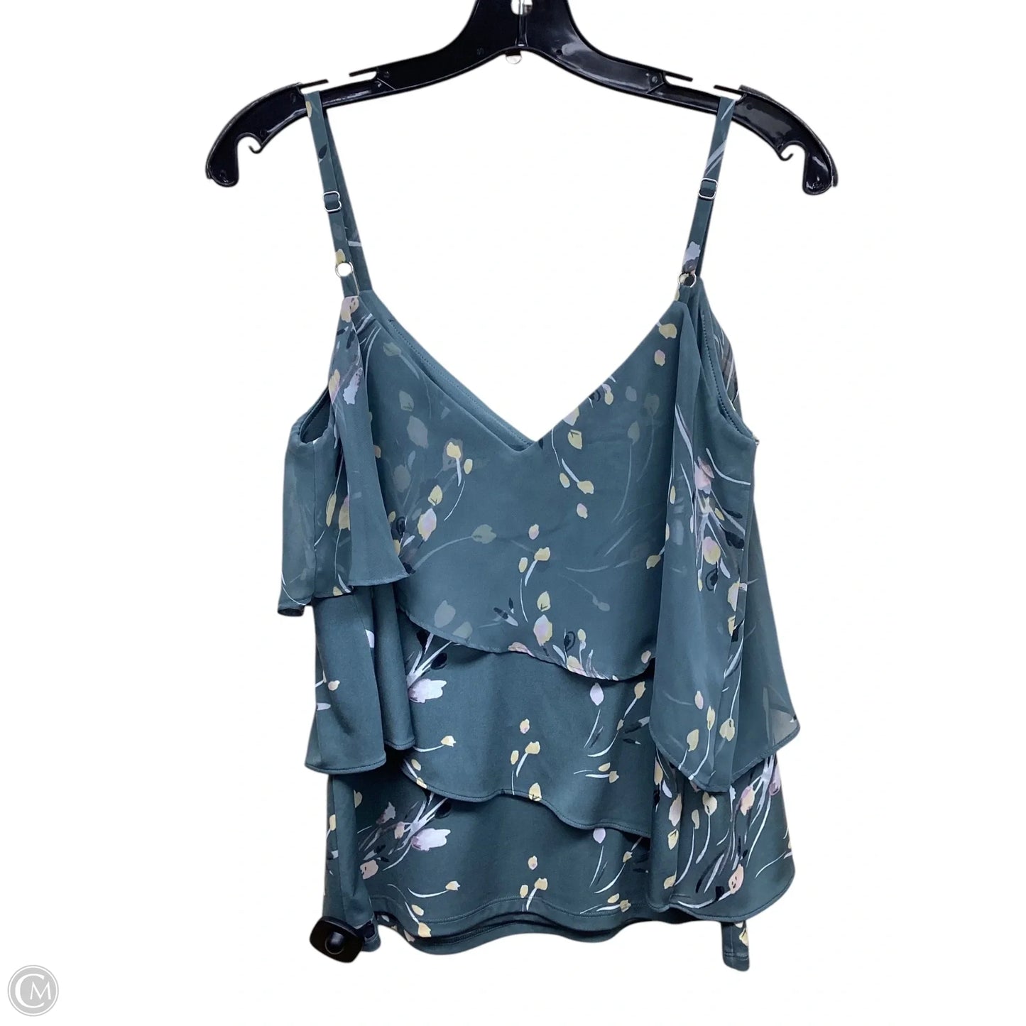 Top Sleeveless By White House Black Market In Floral Print, Size: Xs