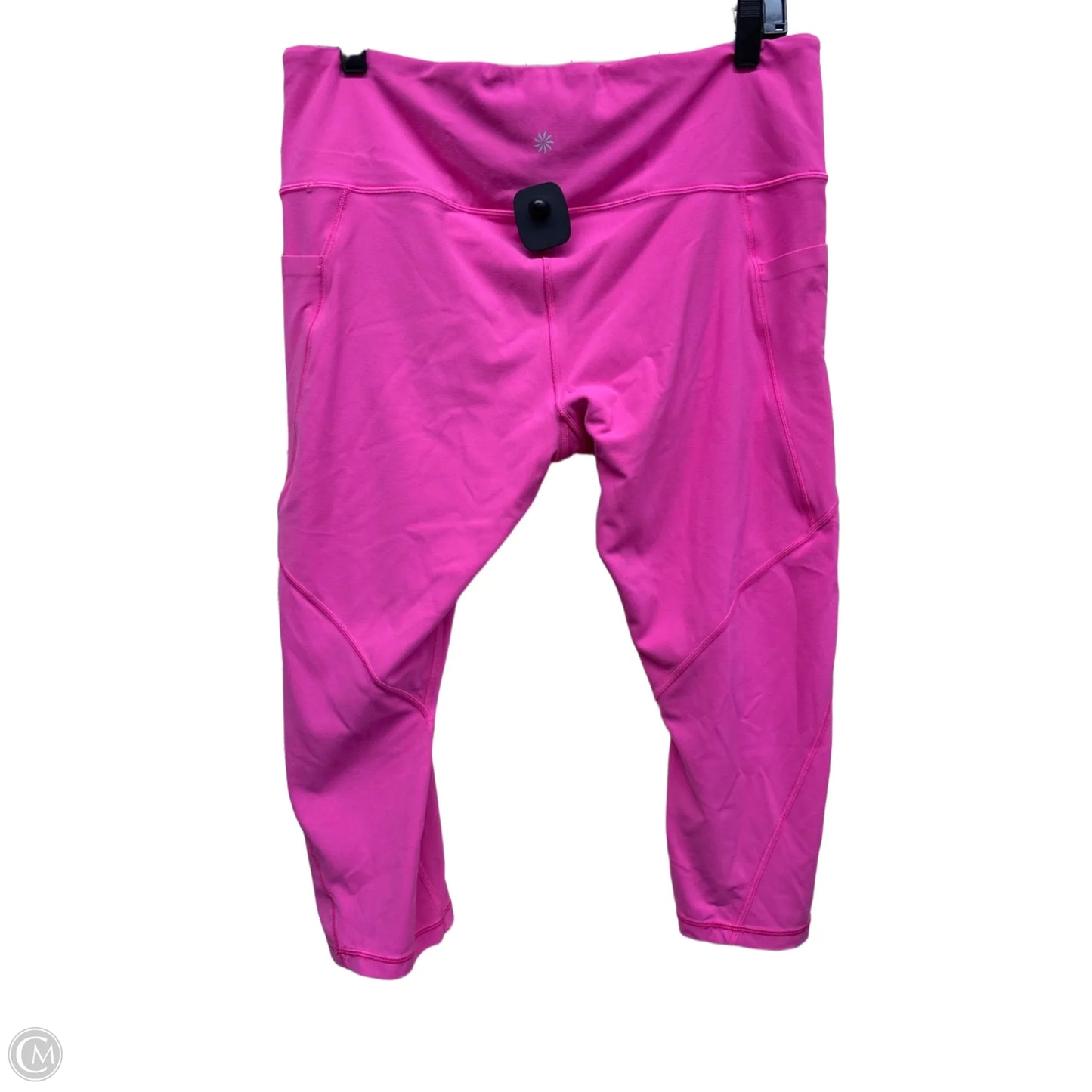 Athletic Capris By Athleta In Pink, Size: Xl