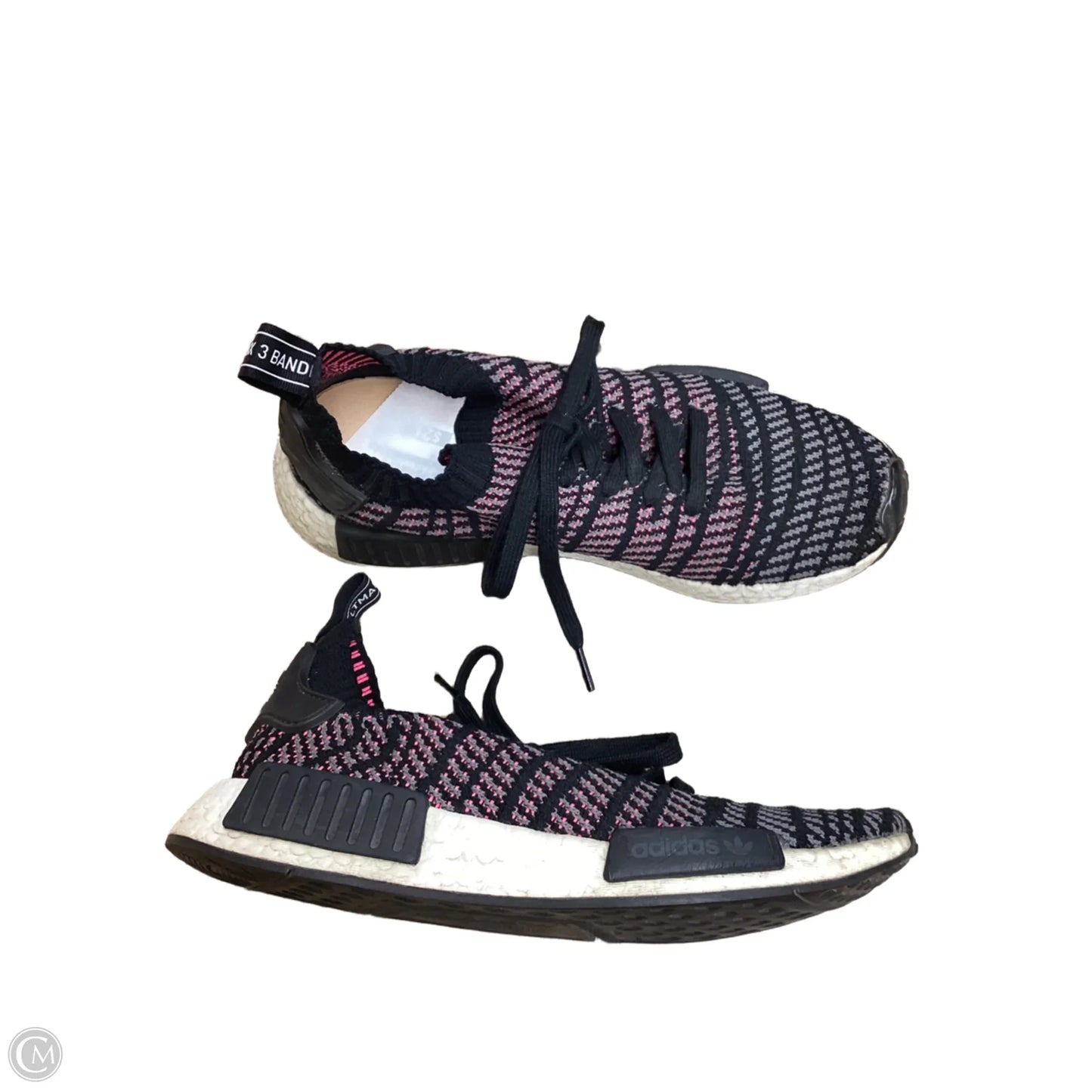 Shoes Athletic By Adidas In Black & Pink, Size: 8