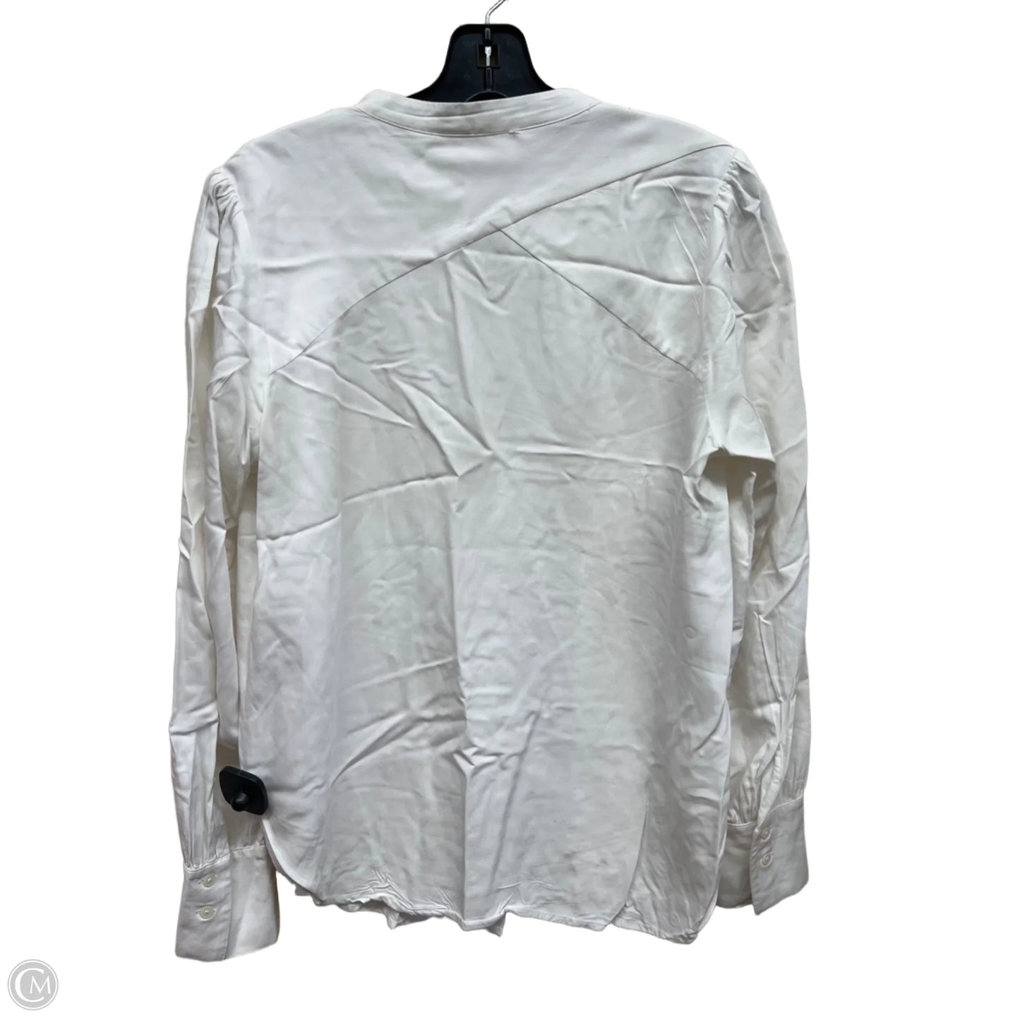 Top Long Sleeve By Loft In White, Size: S