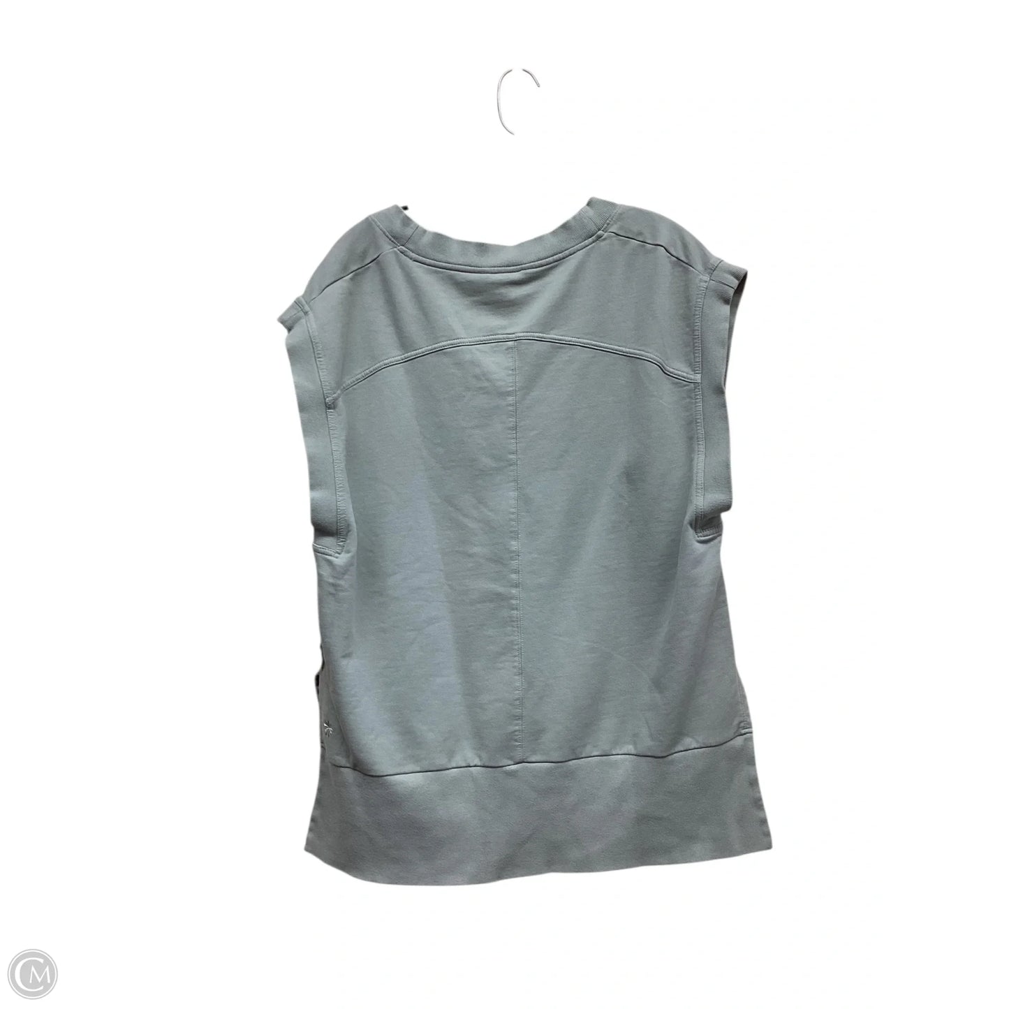 Athletic Top Short Sleeve By Athleta In Green, Size: L