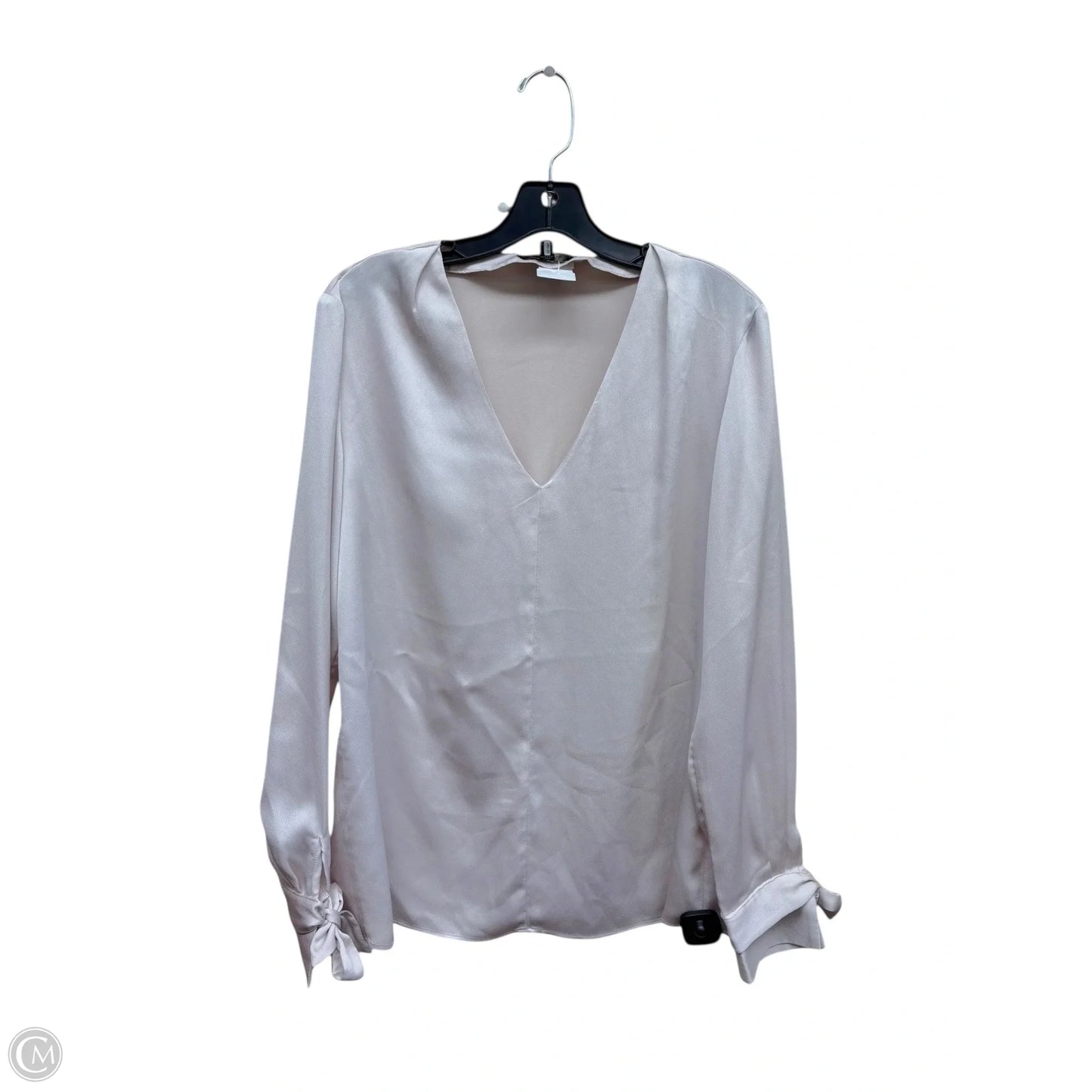 Top Long Sleeve By Banana Republic In Pink, Size: M