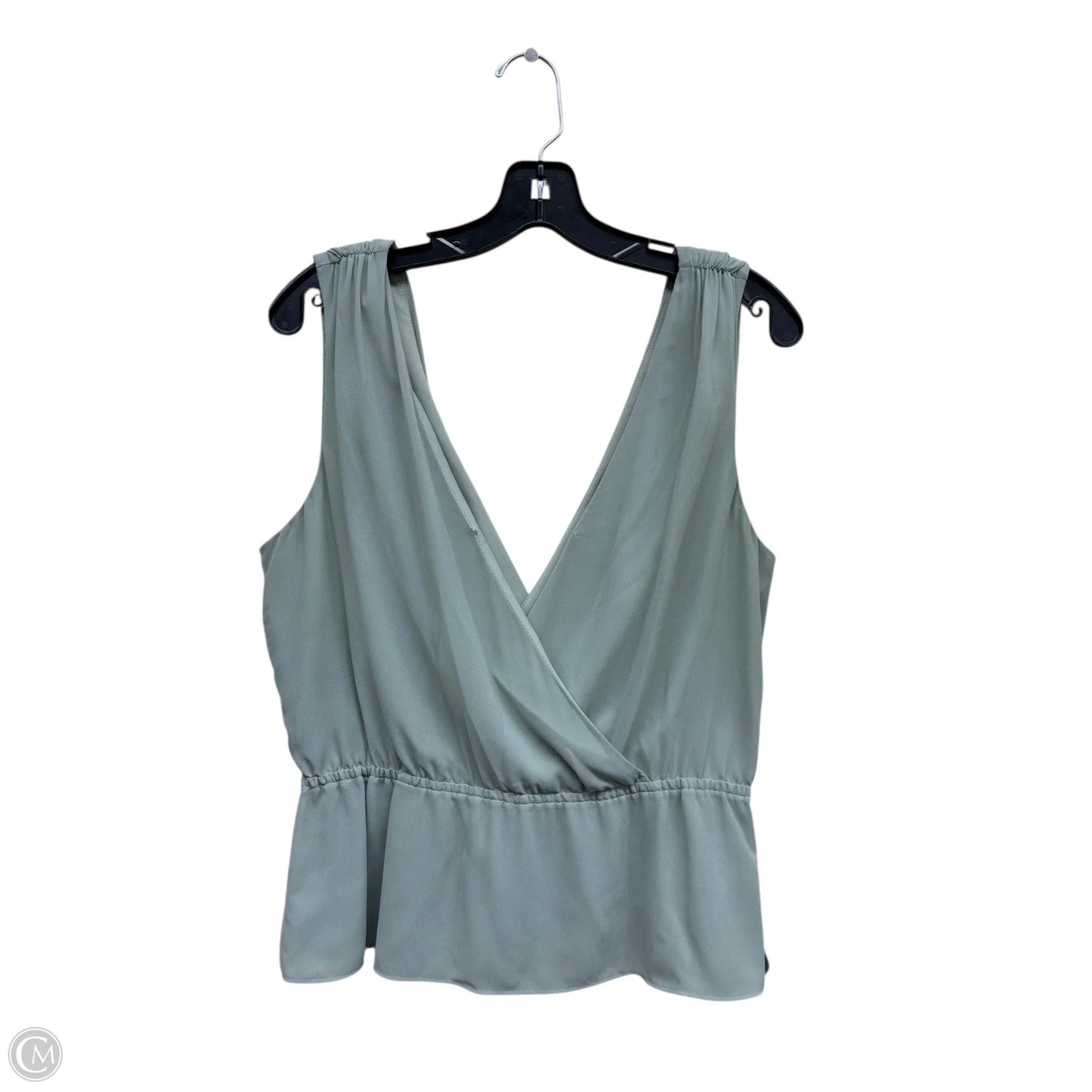 Top Sleeveless By Banana Republic In Green, Size: M