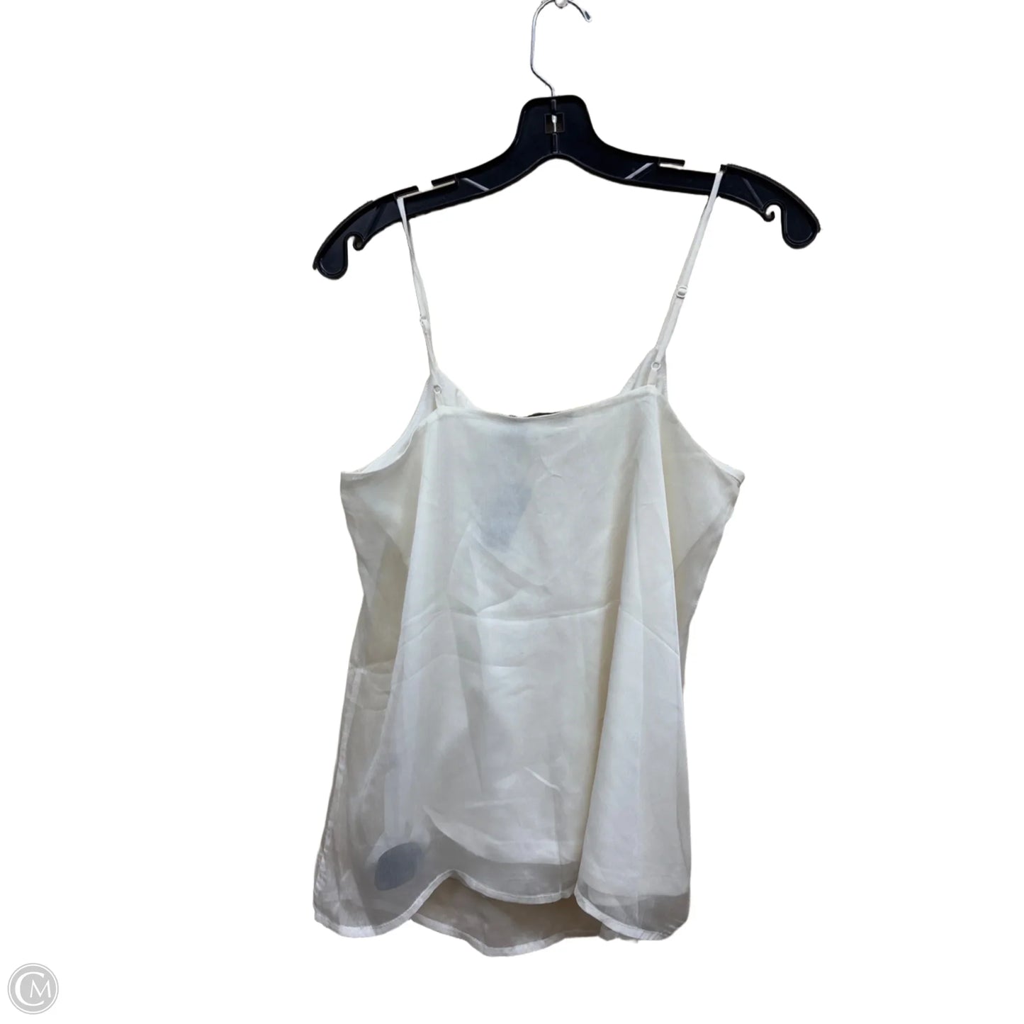Top Sleeveless By Limited In White, Size: M