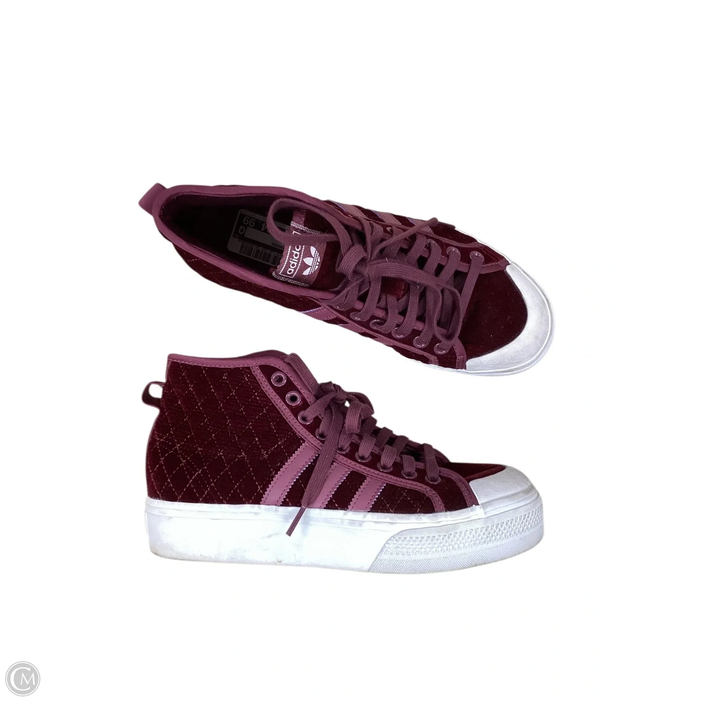 Shoes Sneakers By Adidas In Purple, Size: 9
