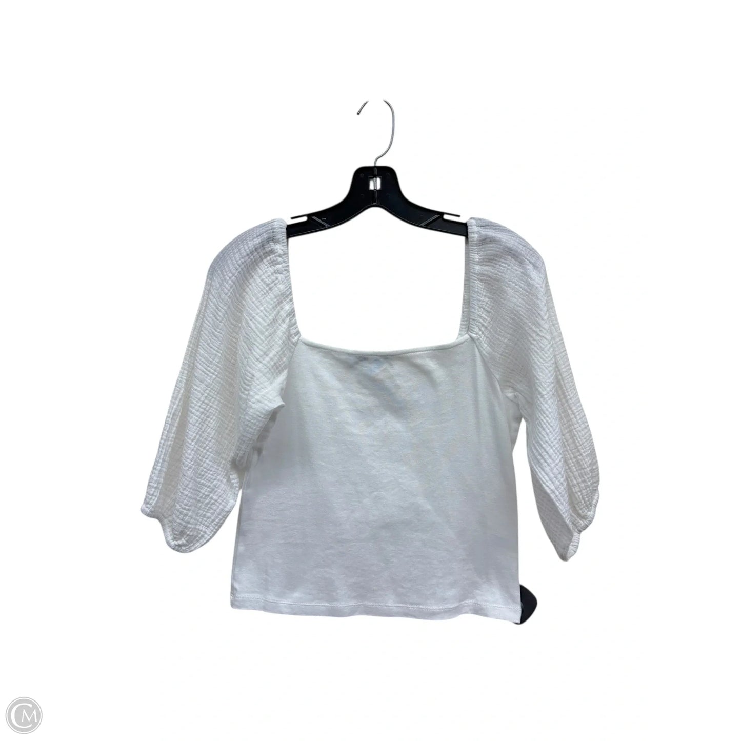 Top 3/4 Sleeve By Sanctuary In White, Size: M