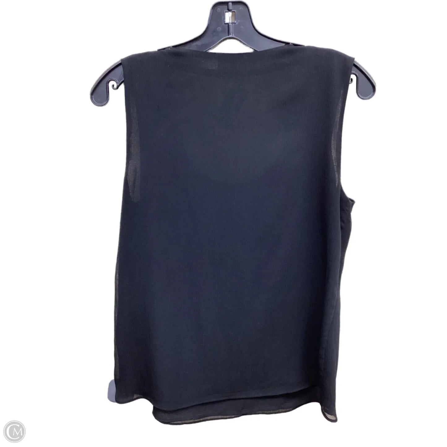 Top Sleeveless By Dana Buchman In Black, Size: S