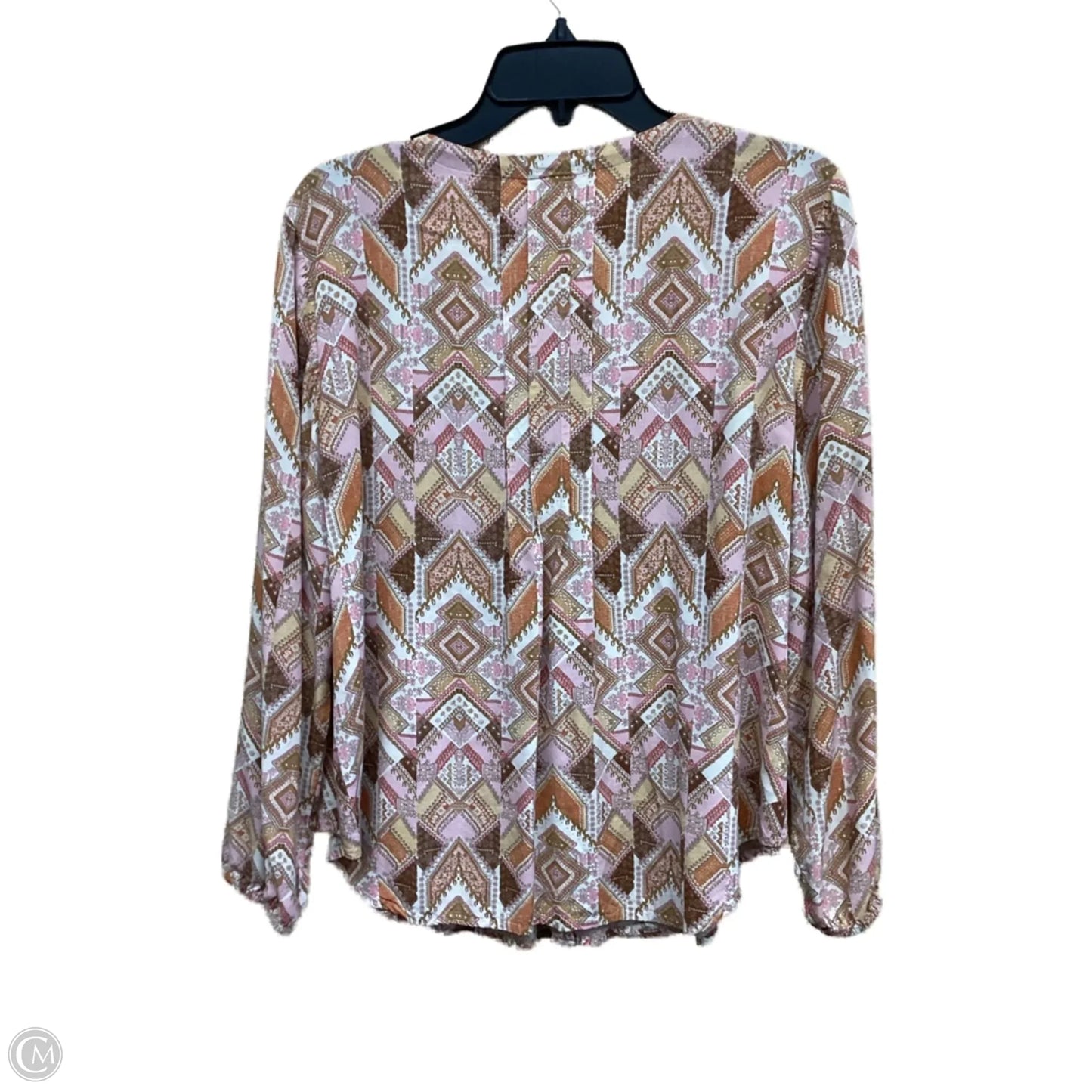 Top Long Sleeve By J. Jill In Multi-colored, Size: Lp
