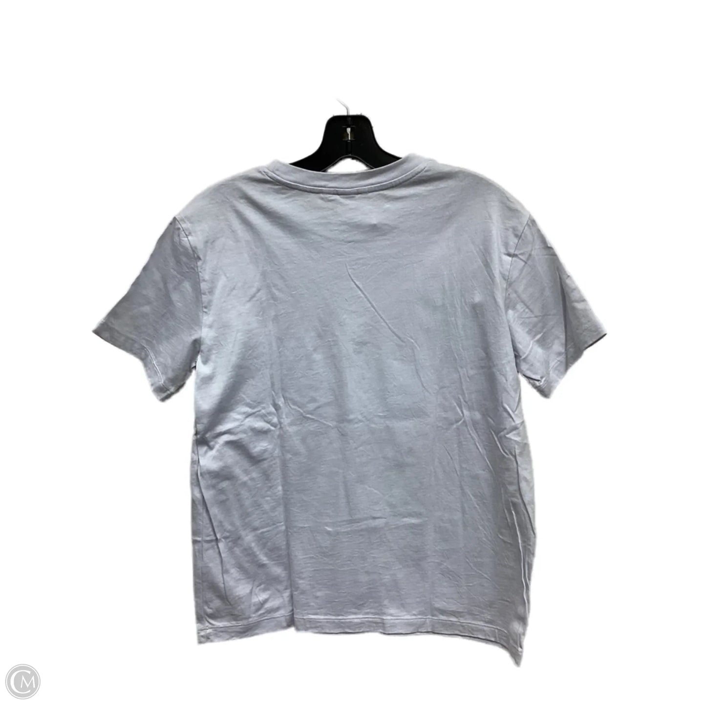 Top Short Sleeve By H&m In Blue, Size: S