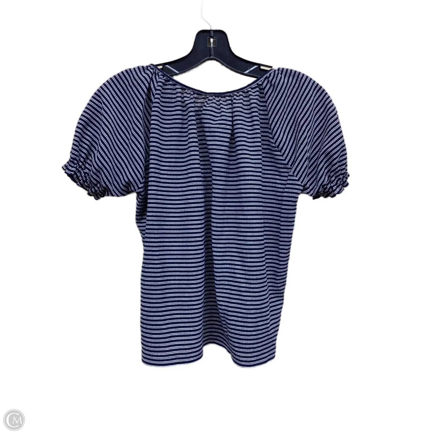 Top Short Sleeve By Madewell In Striped Pattern, Size: Xxs