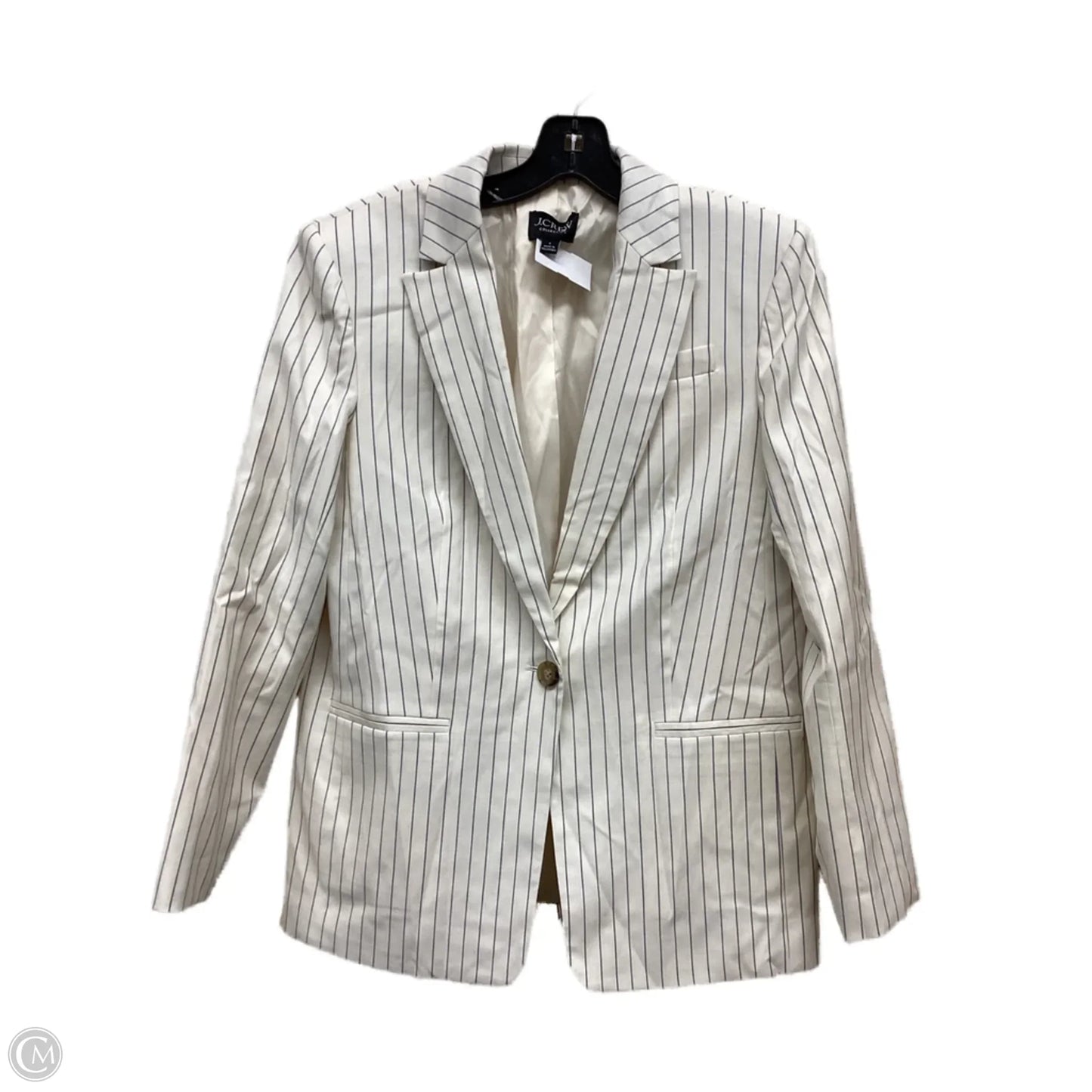 Blazer By J. Crew In Striped Pattern, Size: 4