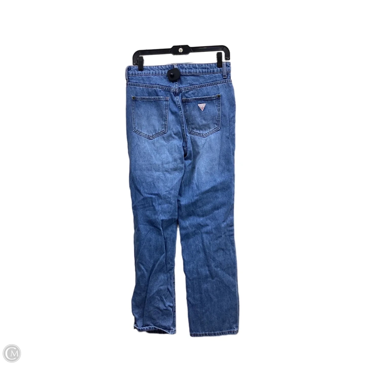 Jeans Straight By Guess In Blue Denim, Size: 6