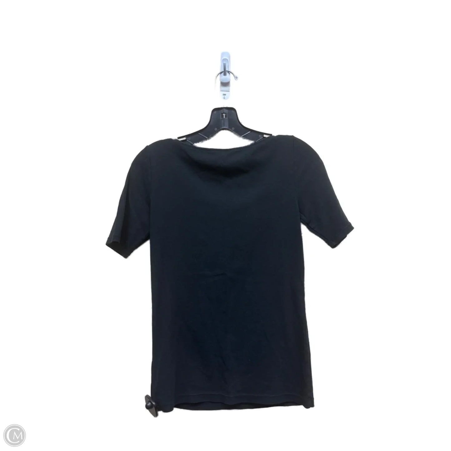 Top Short Sleeve By Lauren By Ralph Lauren In Black, Size: S
