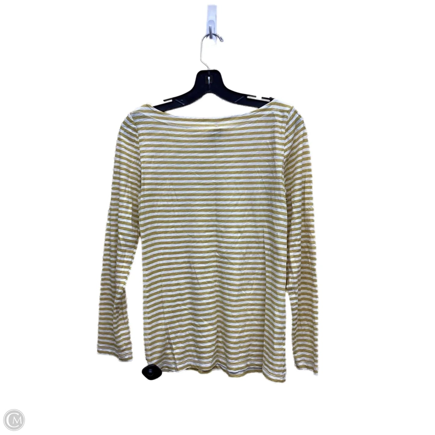 Top Long Sleeve By Loft In Striped Pattern, Size: S