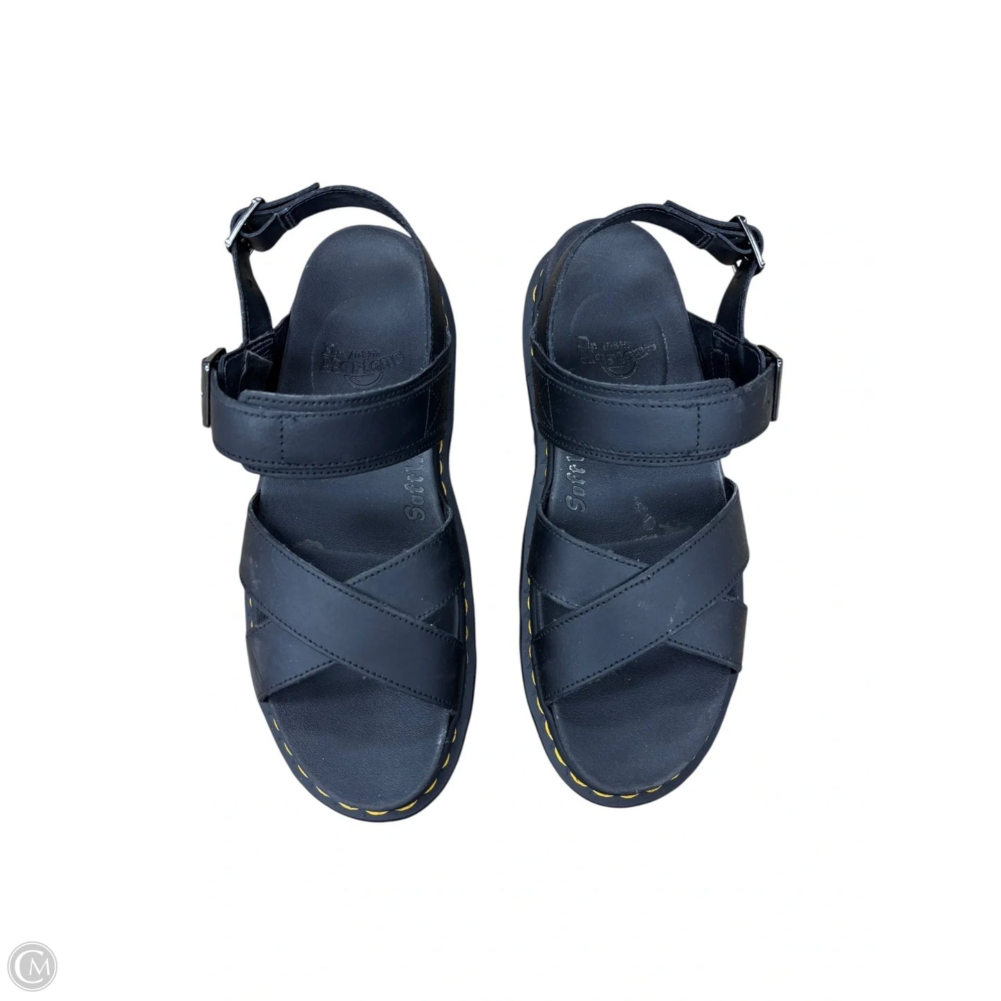 Shoes Flats By Dr Martens In Black, Size: 11