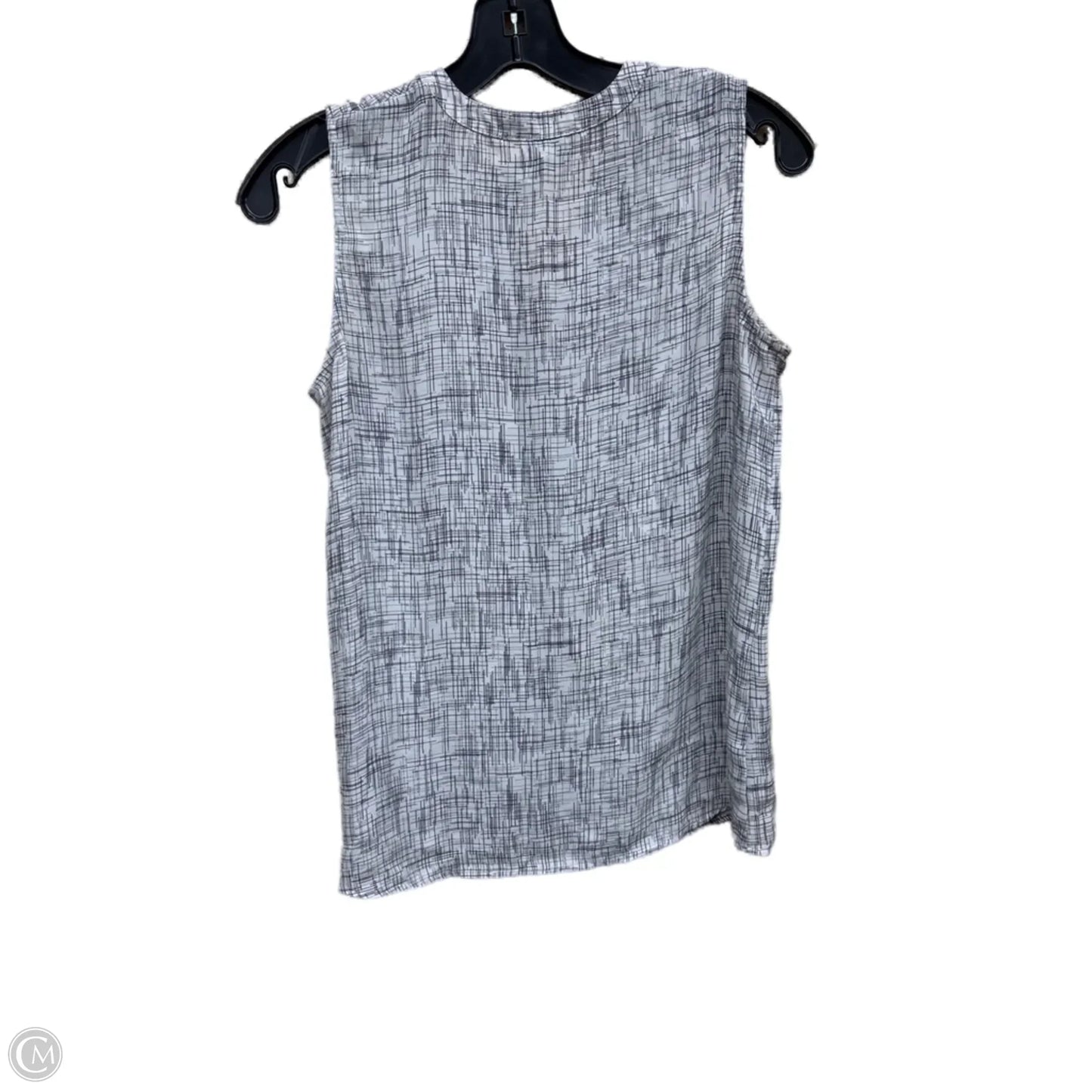 Top Sleeveless By Ann Taylor In Checkered Pattern, Size: Xs