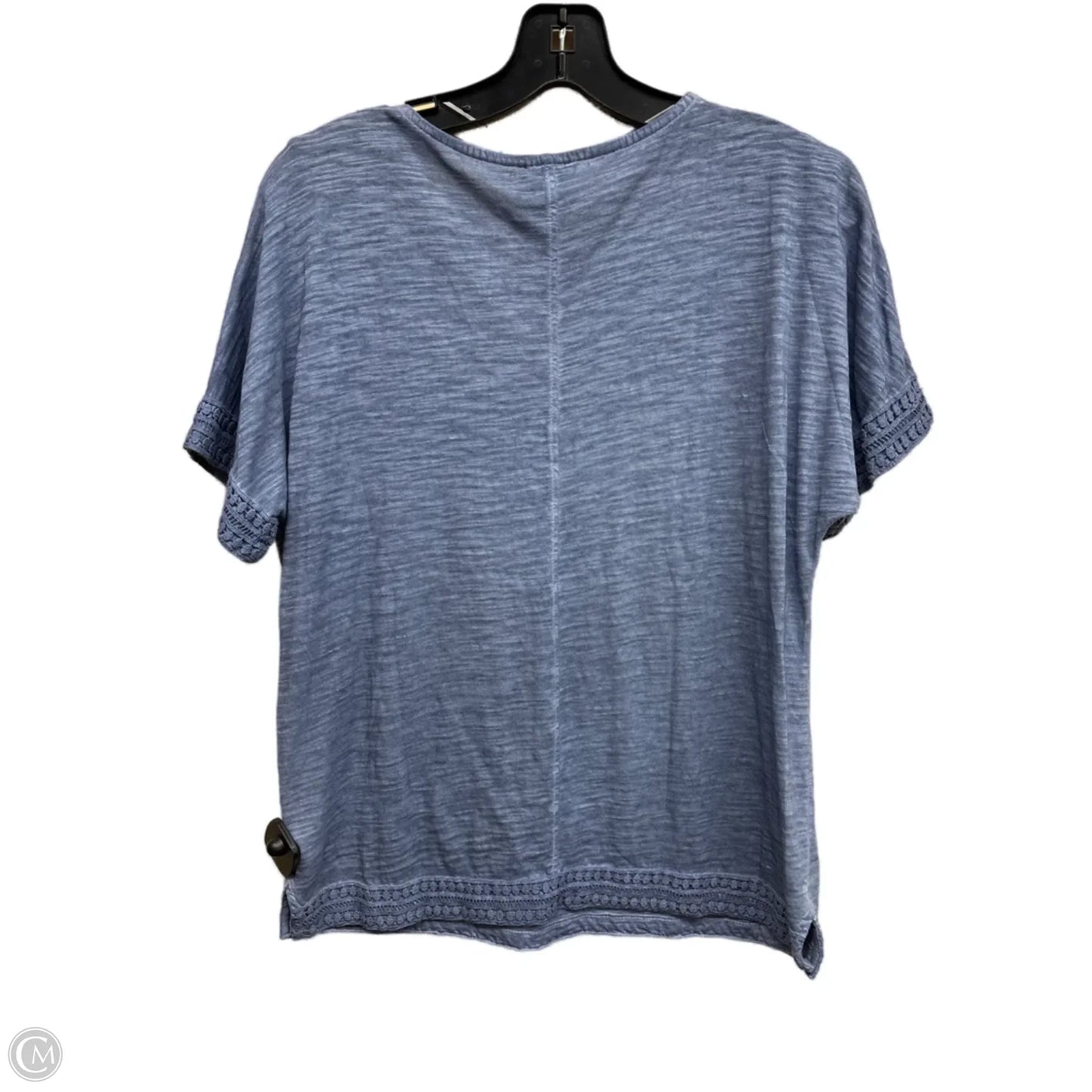 Top Short Sleeve By Chicos In Blue, Size: Xs
