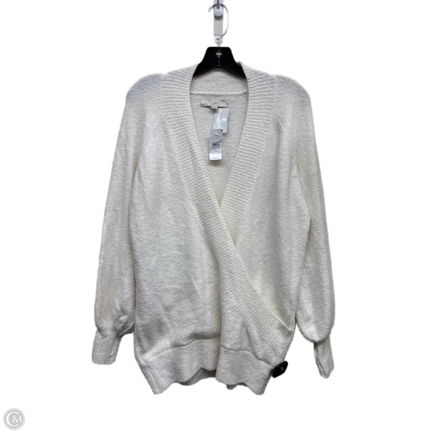Sweater By Loft In White, Size: Xs