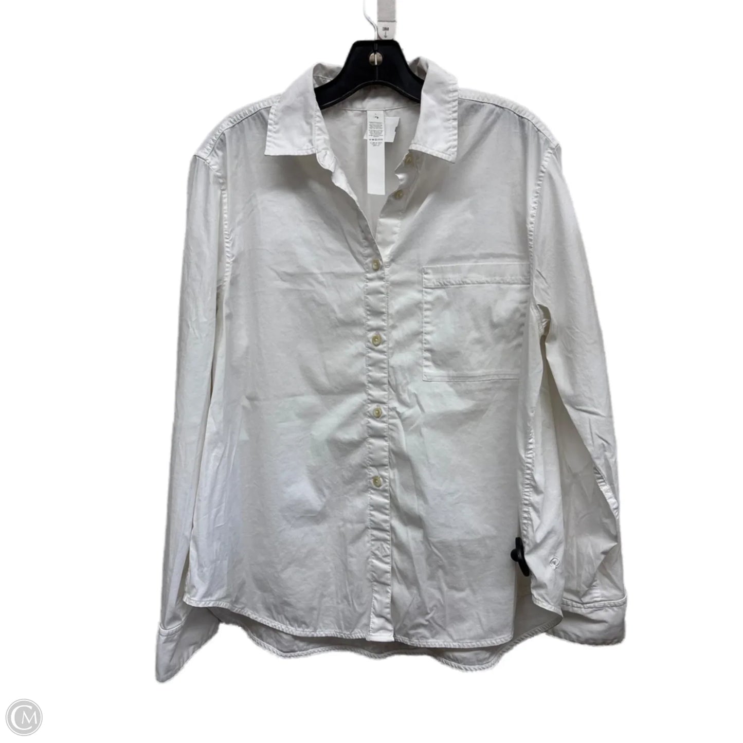 Top Long Sleeve By Lululemon In White, Size: L