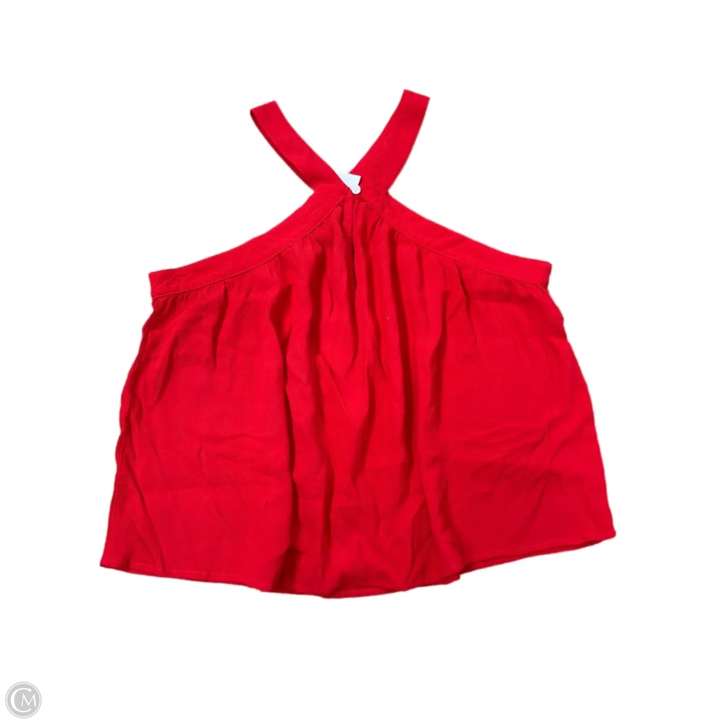 Top Sleeveless By Loft In Red, Size: S