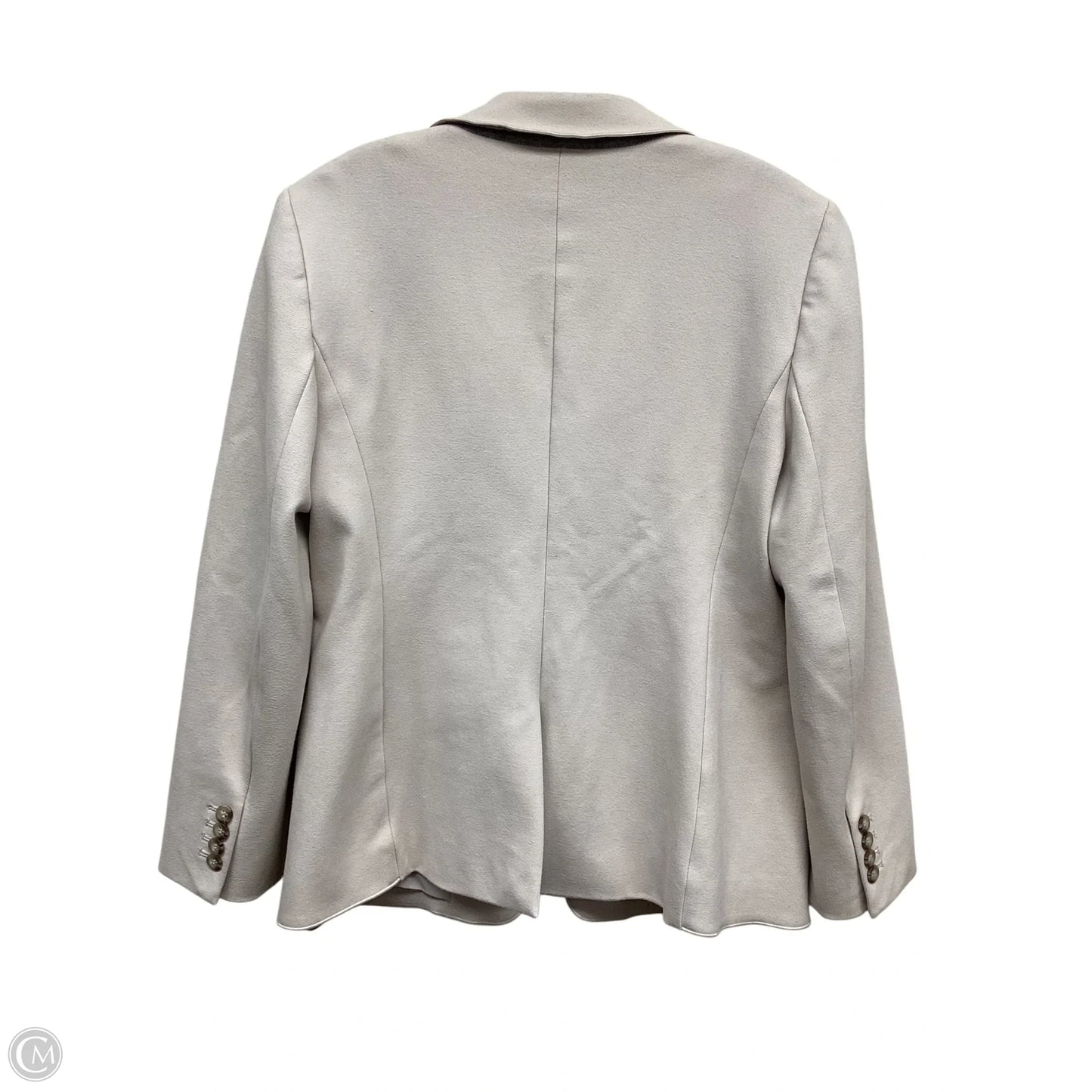 Blazer By Ann Taylor In Tan, Size: 8