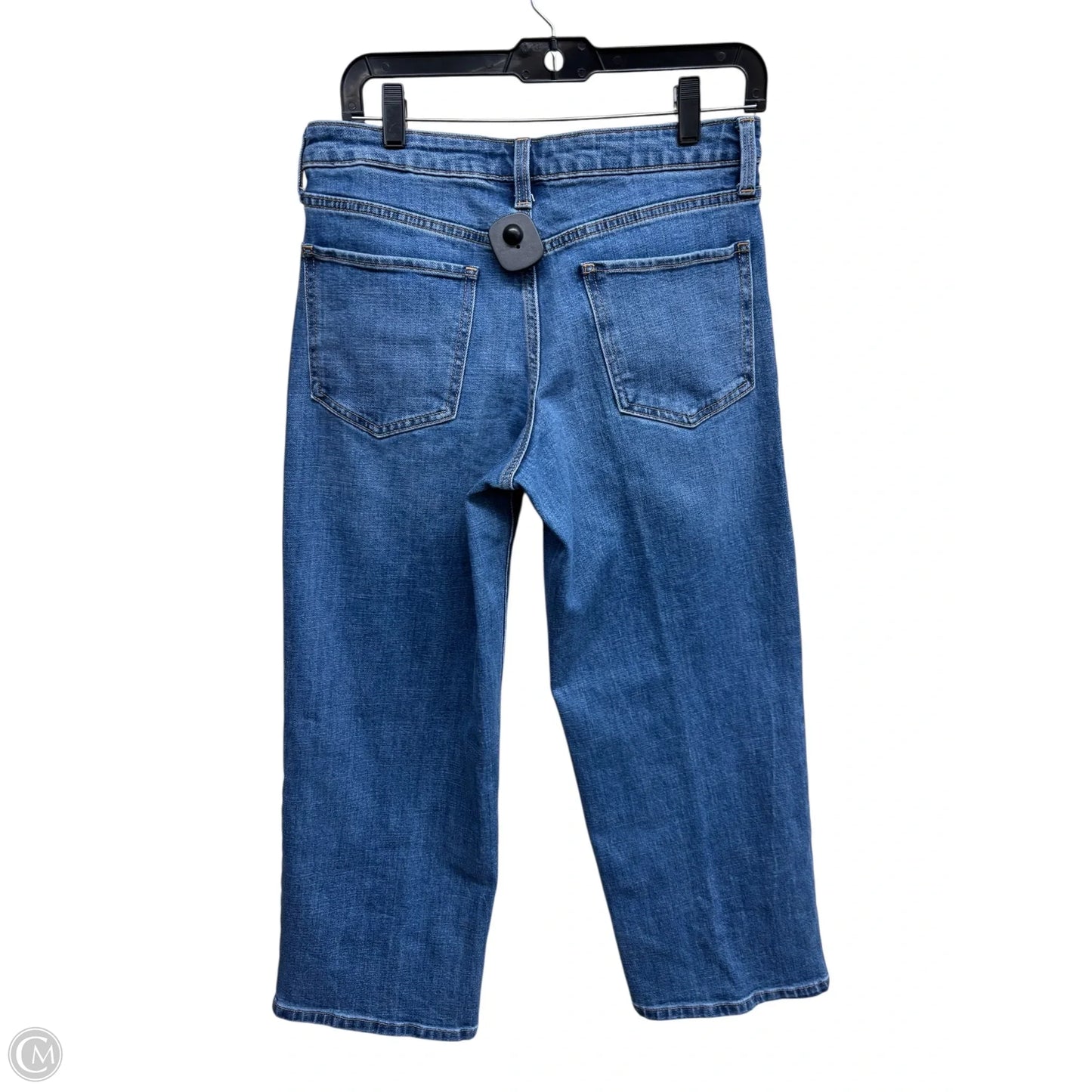 Jeans Straight By Banana Republic In Blue Denim, Size: 6