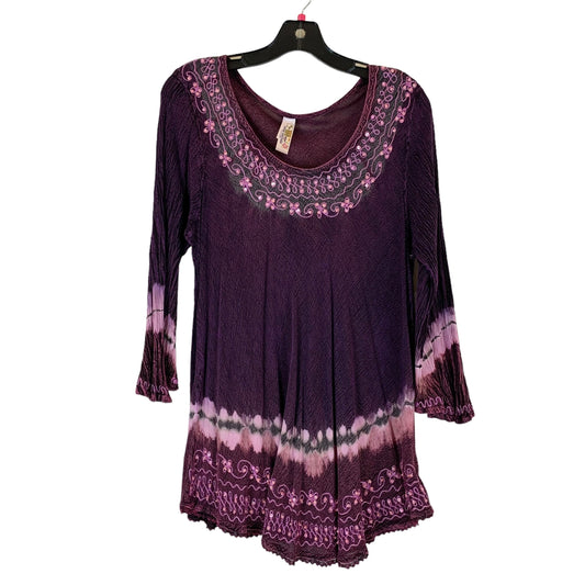 Tunic Long Sleeve By India Boutique Size: M