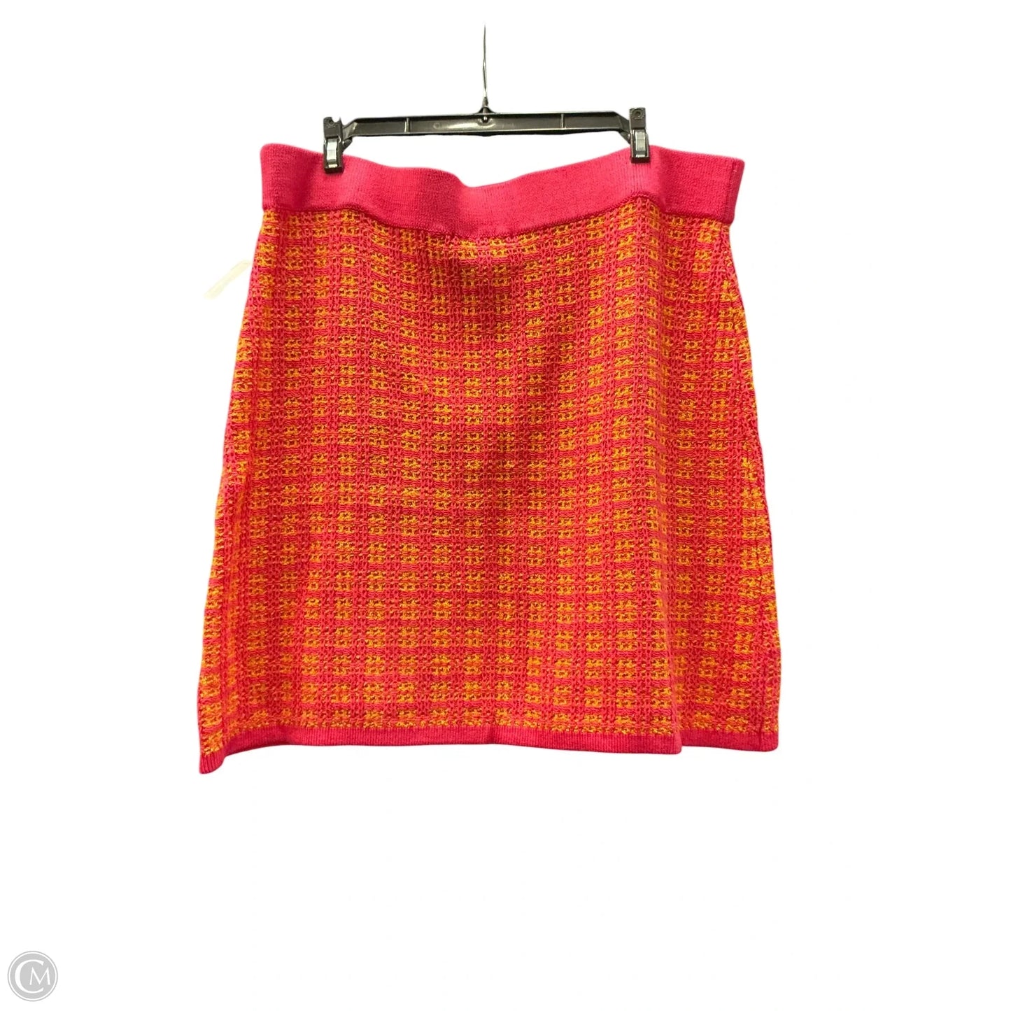 Skirt Mini & Short By Free Assembly In Pink & Yellow, Size: Xl