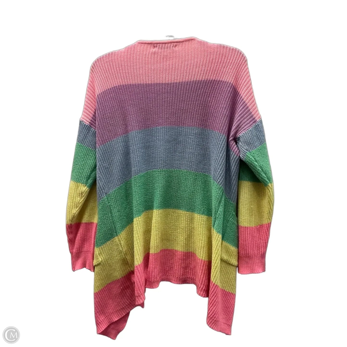 Cardigan By Ecowish In Rainbow Print, Size: L