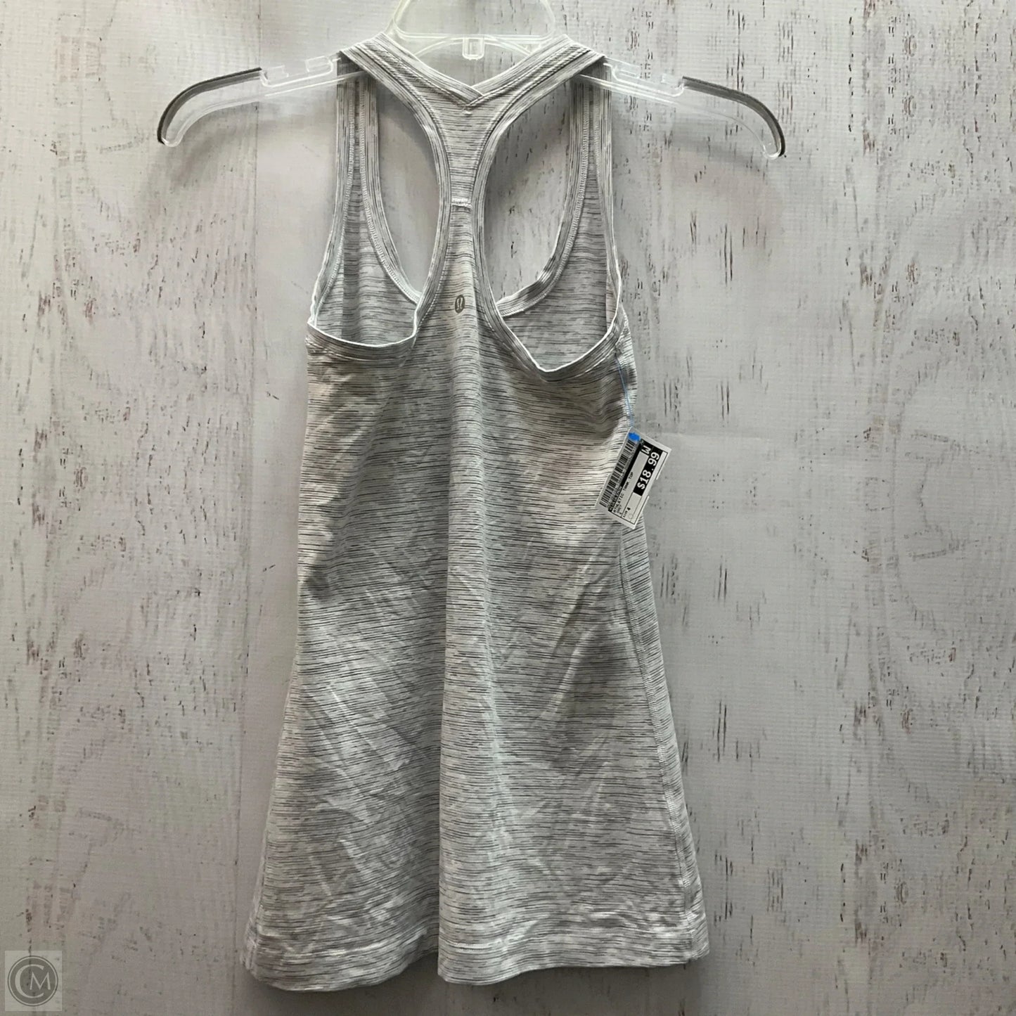 Athletic Tank Top By Lululemon In Grey, Size: 4