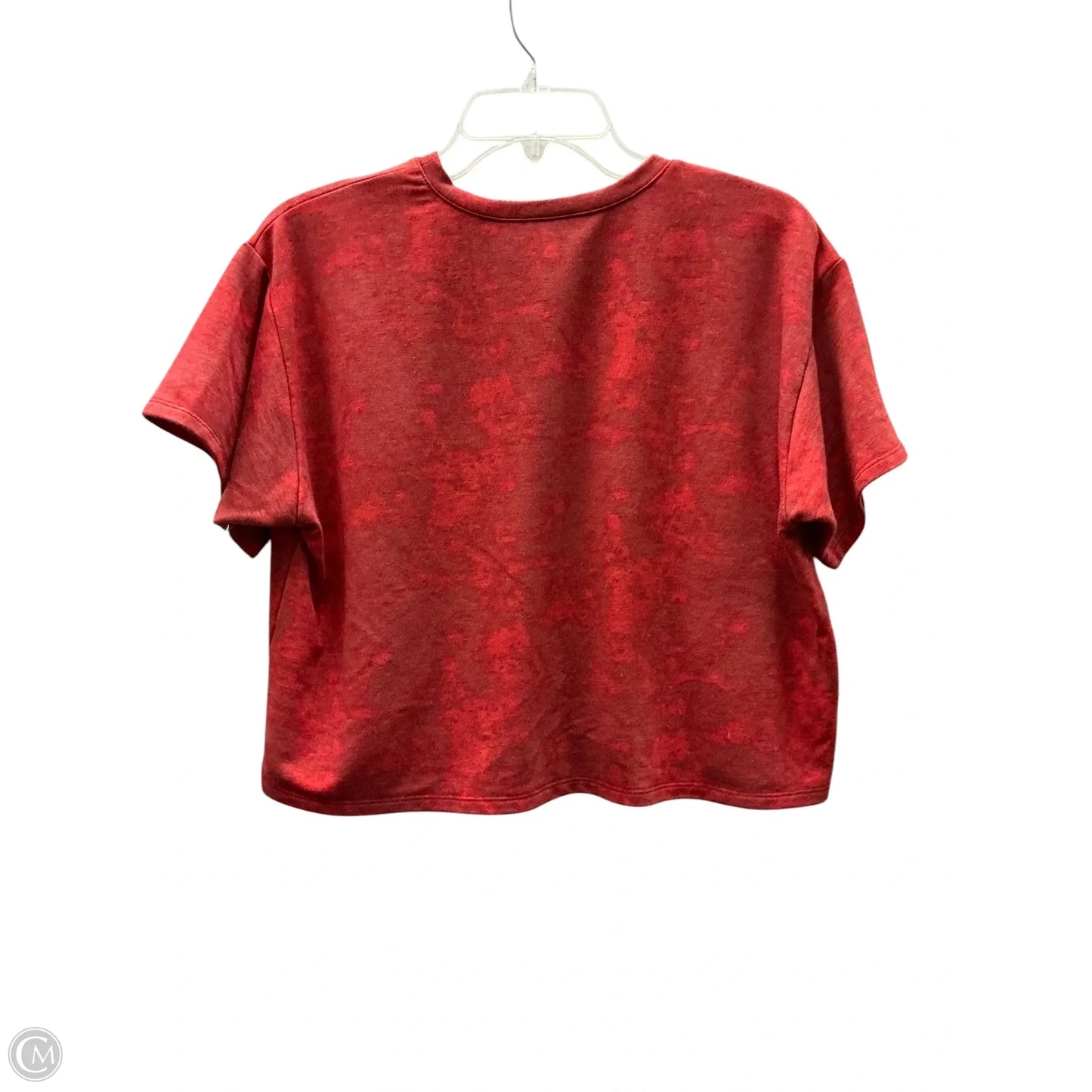 Top Short Sleeve By Clothes Mentor In Red, Size: M