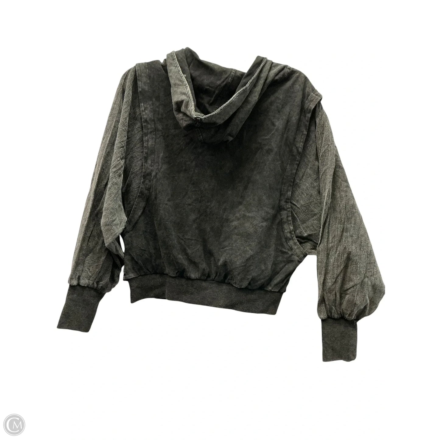 Sweatshirt Hoodie By Ee Some In Black, Size: M