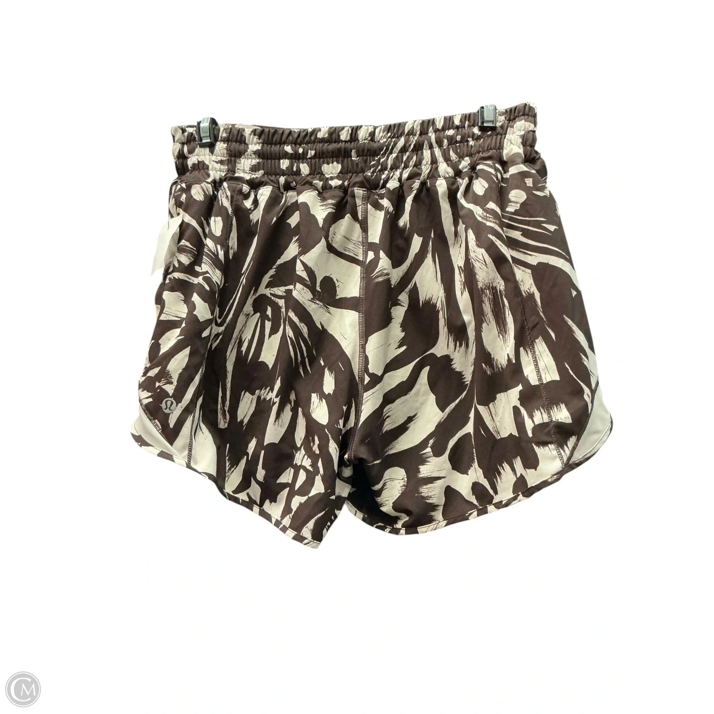 Athletic Shorts By Lululemon In Brown, Size: 8