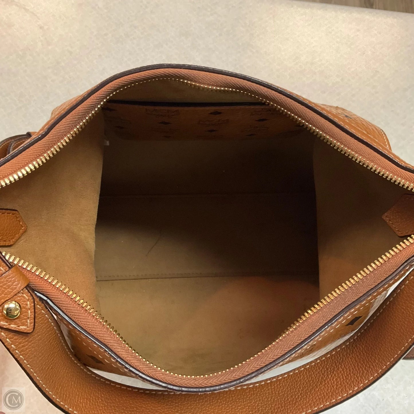 Handbag Luxury Designer By Mcm, Size: Large