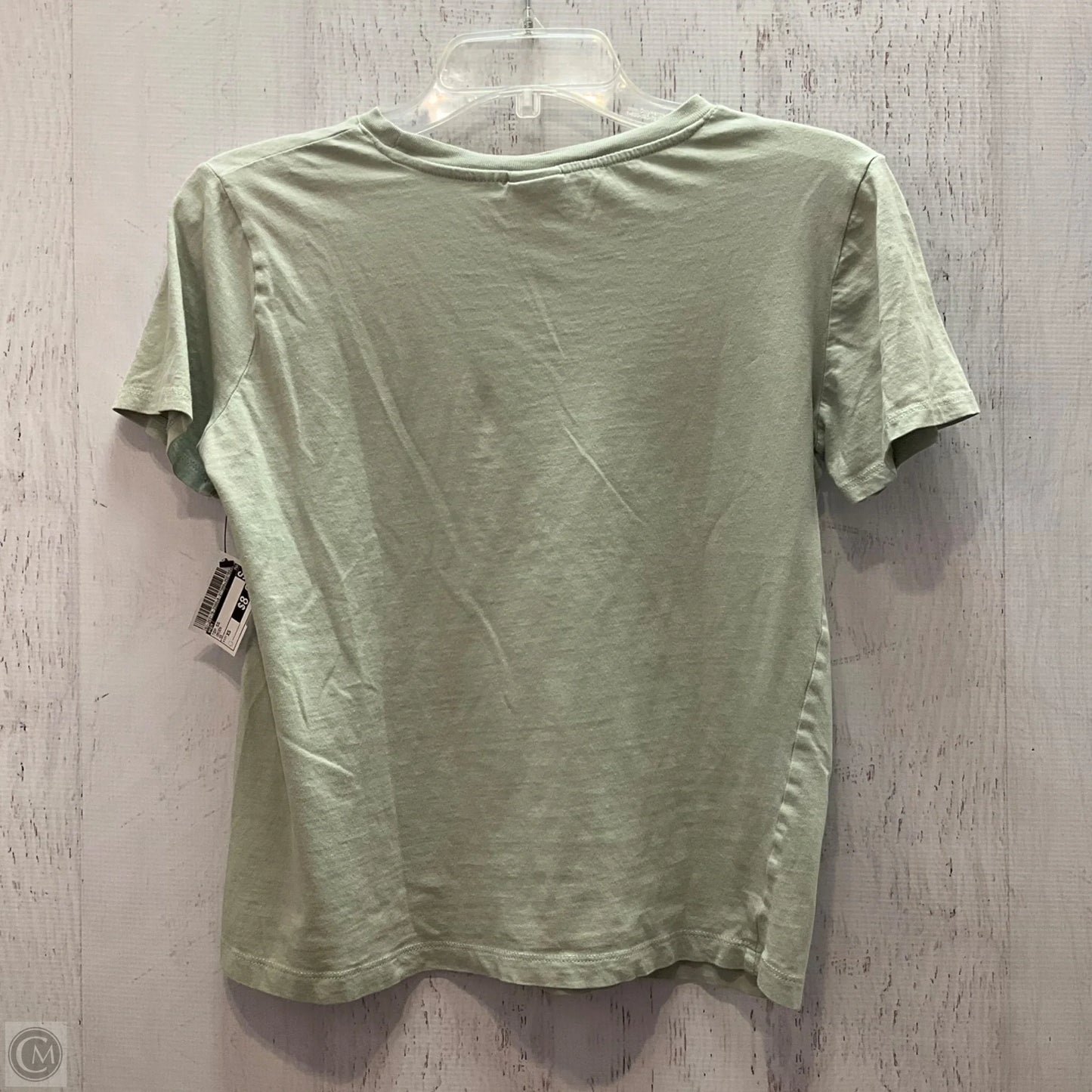 Top Short Sleeve By H&m In Green, Size: Xs