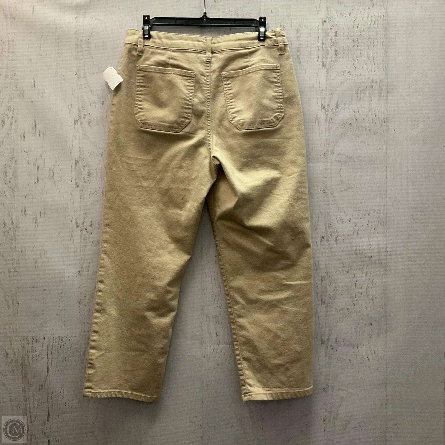 Jeans Straight By D Jeans In Tan Denim, Size: 6