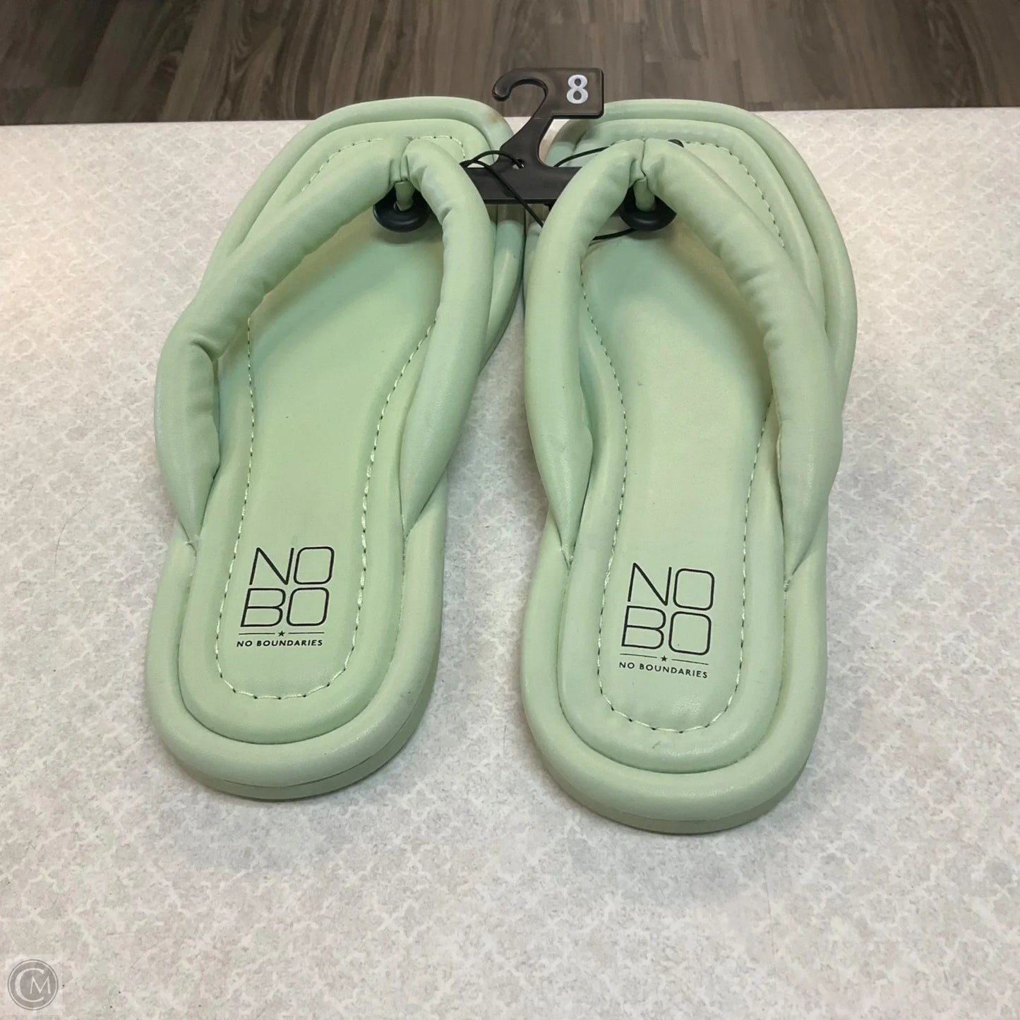 Sandals Flats By No Barriers In Green, Size: 8