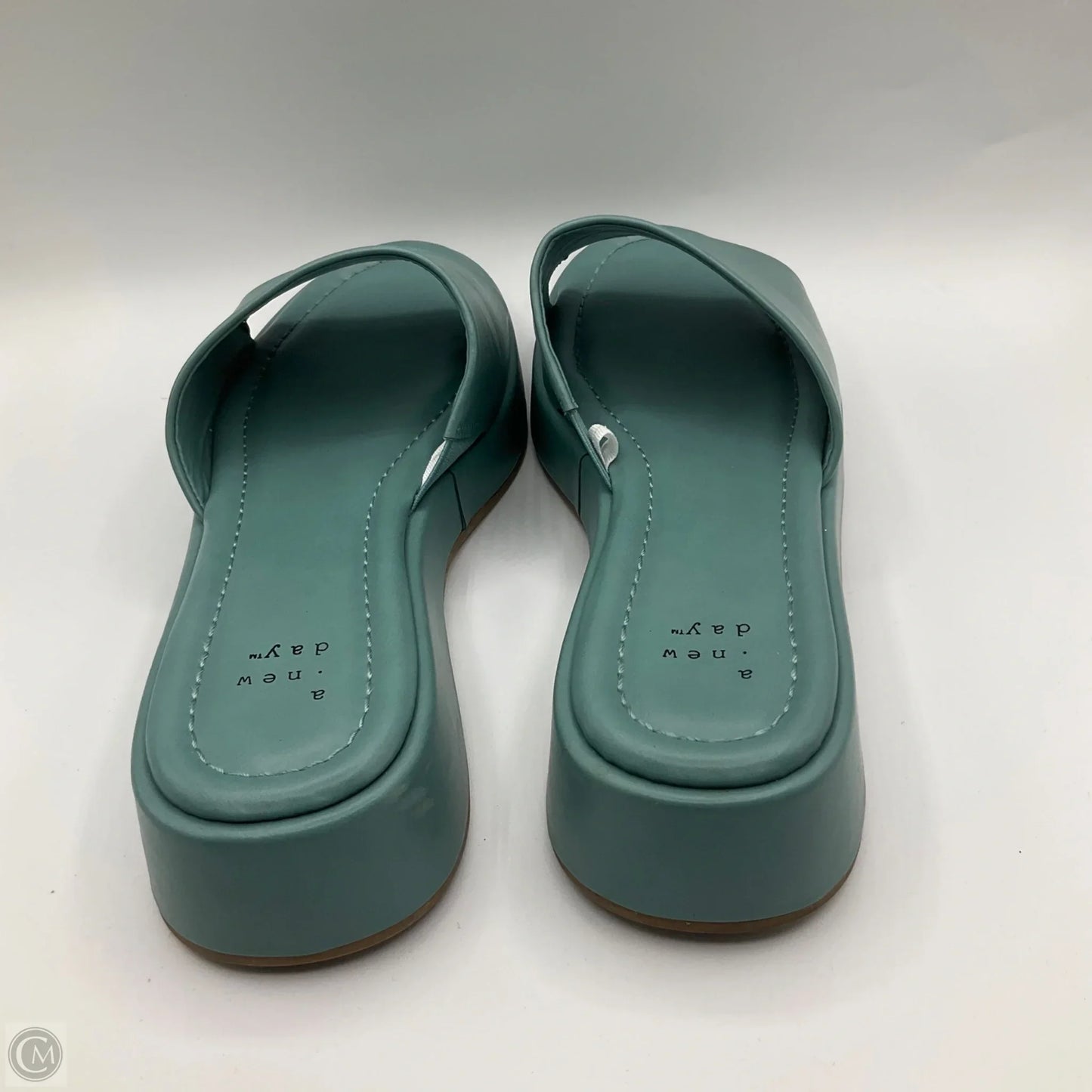 Sandals Flats By A New Day In Green, Size: 8.5