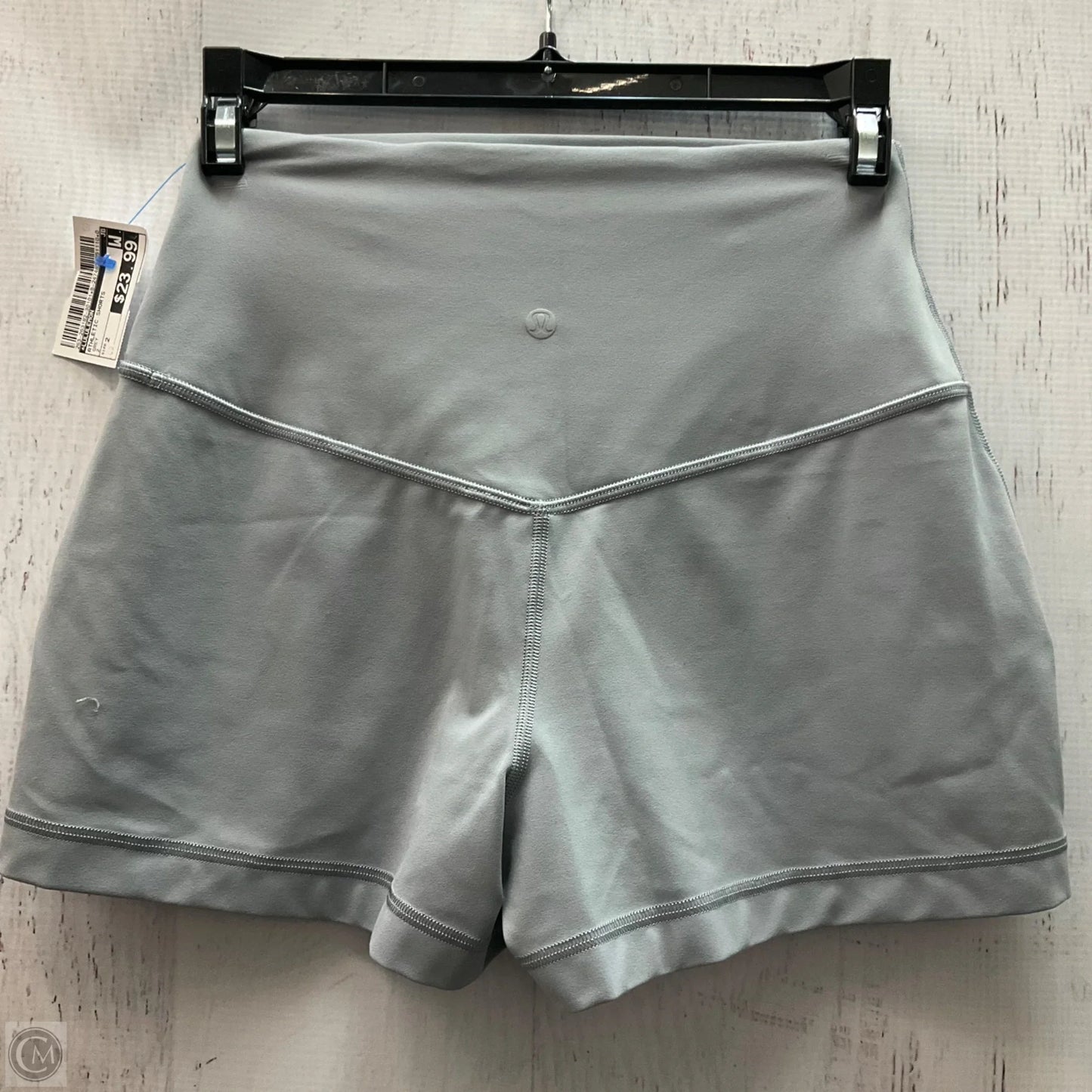 Athletic Shorts By Lululemon In Grey, Size: 2