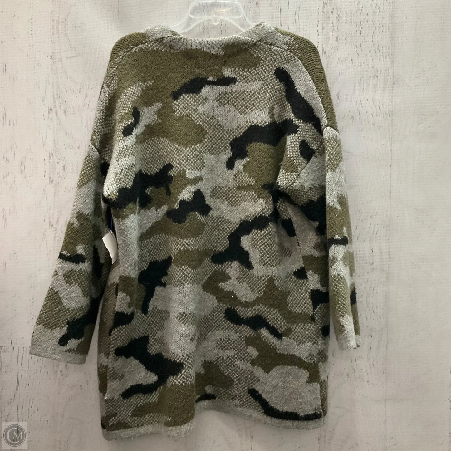 Cardigan By Anthropologie In Camouflage Print, Size: Xs
