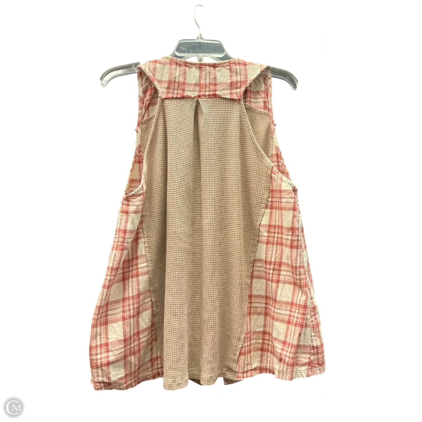 Vest Other By Pol In Plaid Pattern, Size: L