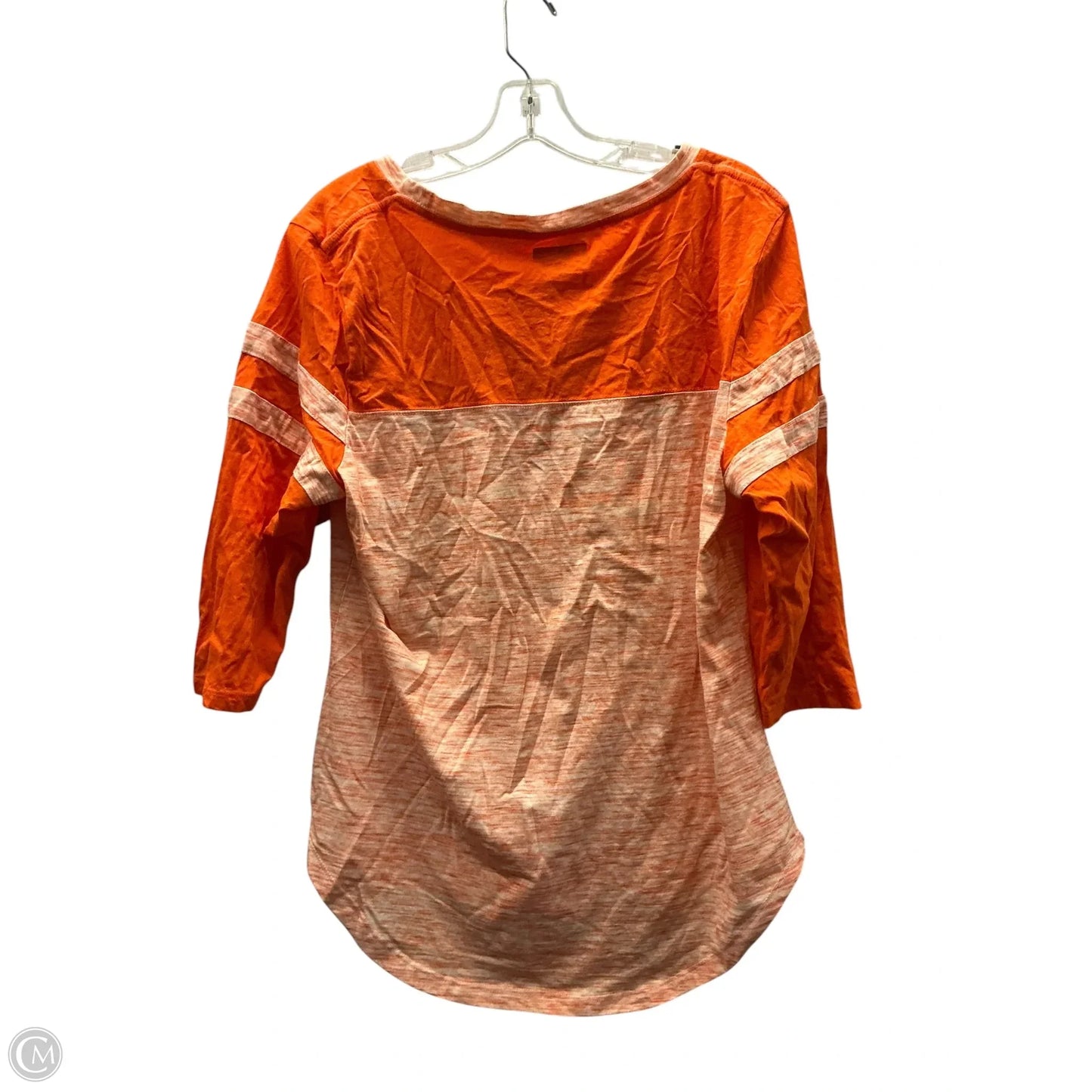 Top Short Sleeve By Nfl In Orange, Size: 2x