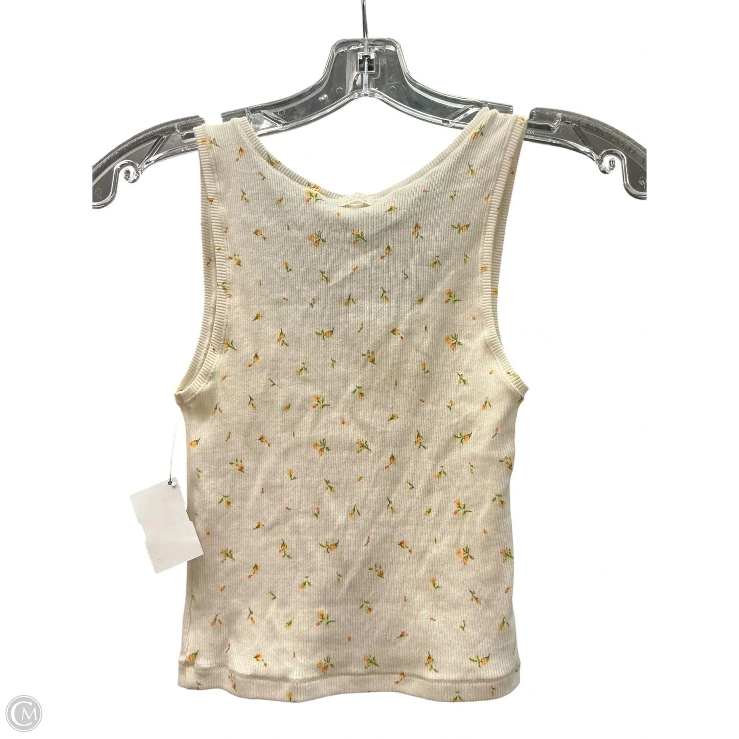 Top Sleeveless By Skims In Floral Print, Size: M
