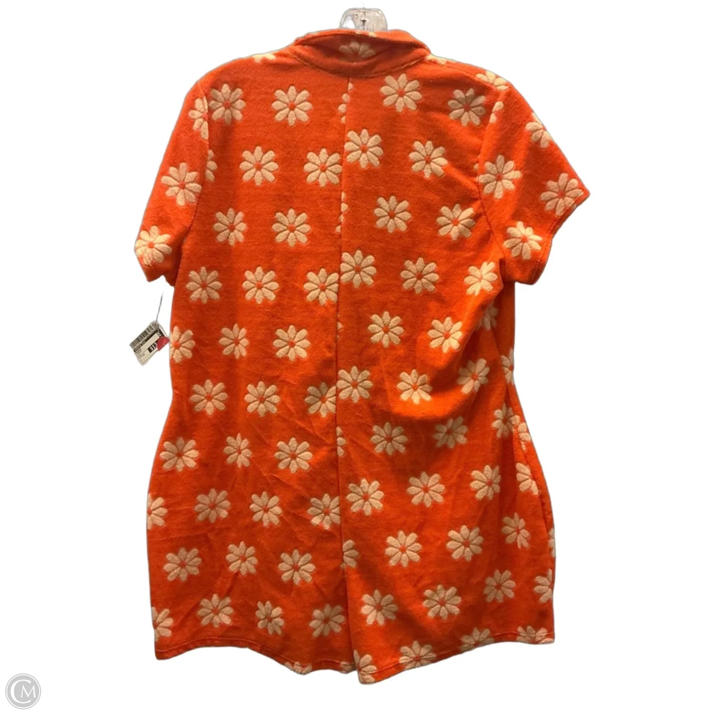 Romper By Fashion Nova In Orange, Size: 1x