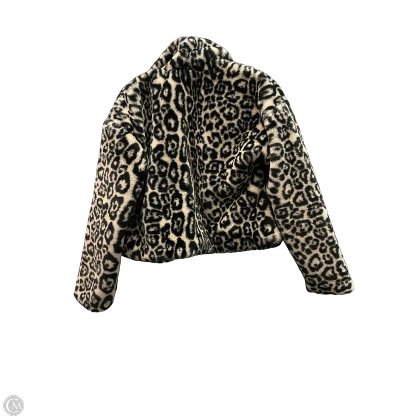 Coat Faux Fur & Sherpa By Stoosh In Animal Print, Size: M