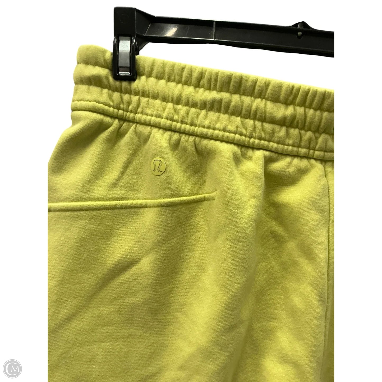 Athletic Shorts By Lululemon In Yellow, Size: 8