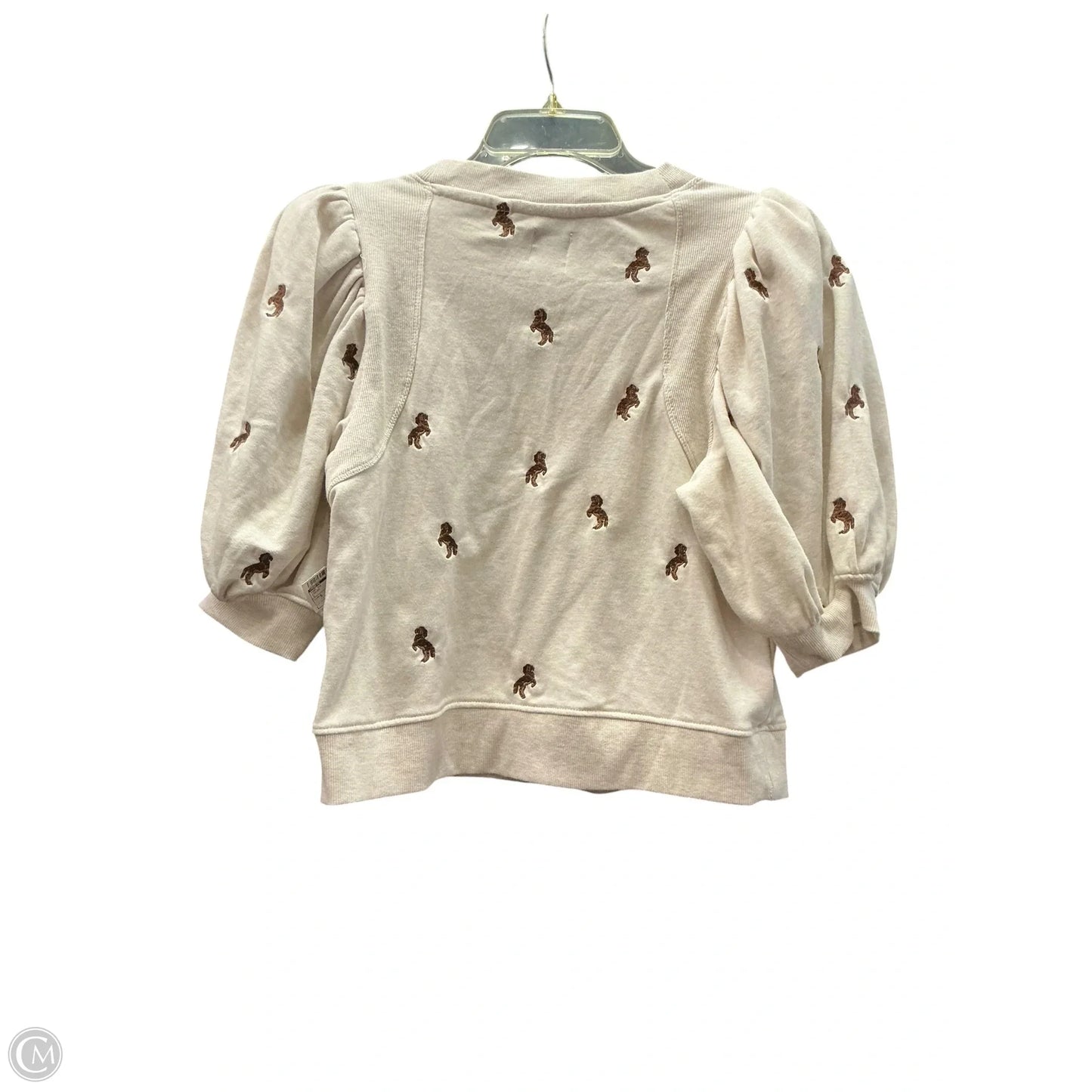 Top Short Sleeve By Maeve In Cream, Size: S